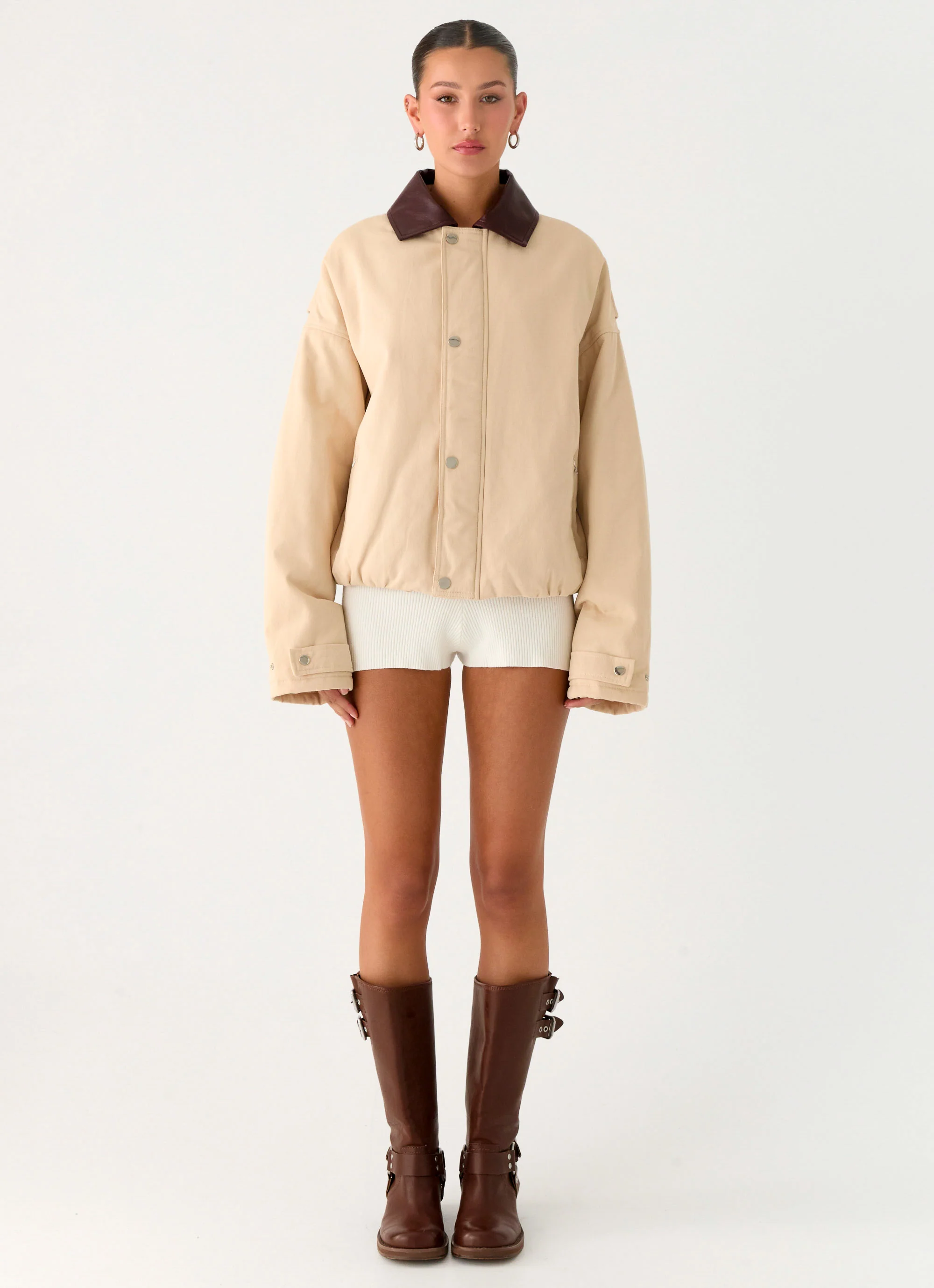 Airplane Mode Twill Blouson Jacket - Natural - Image 7