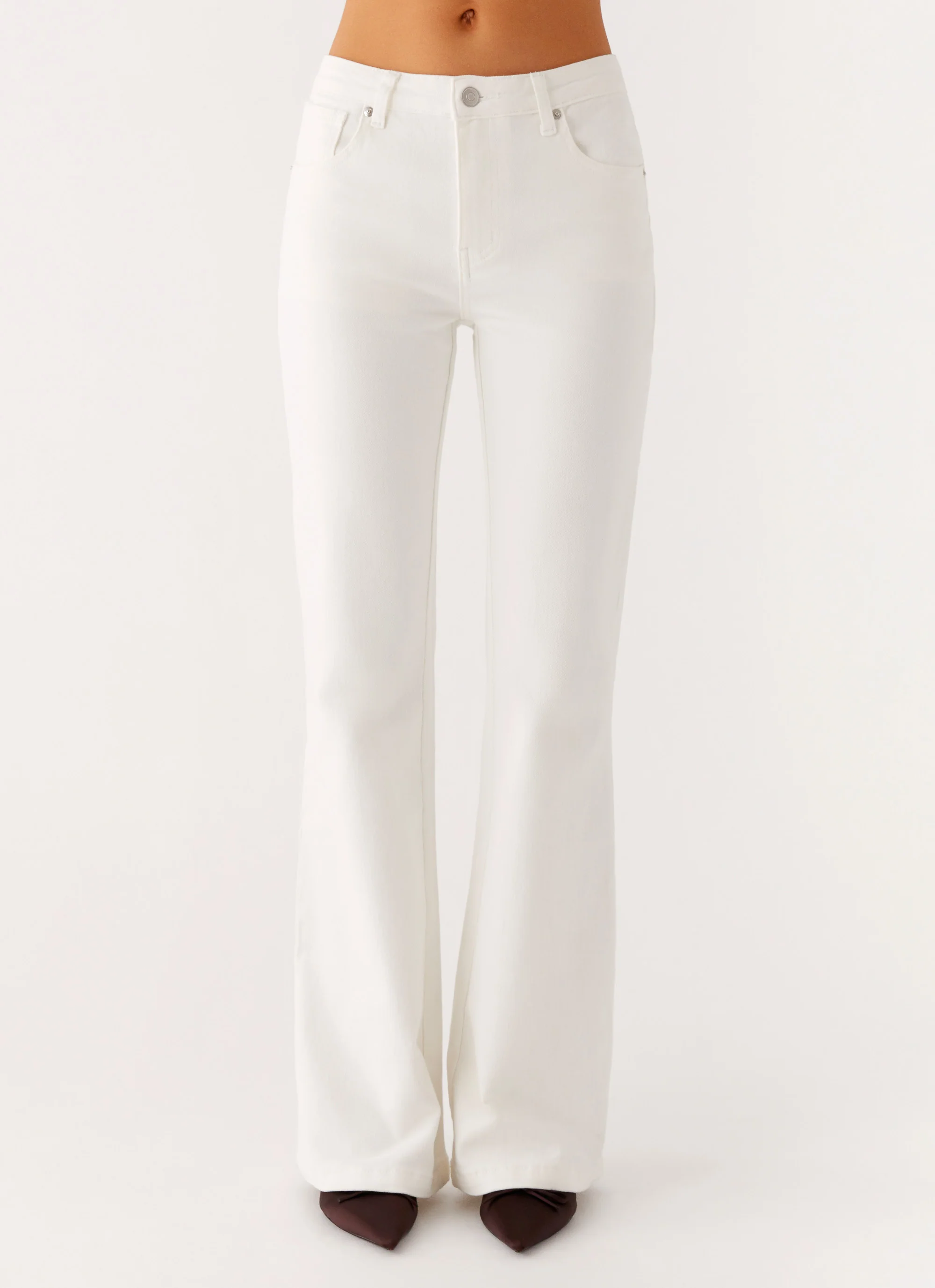 Aldo Bootleg Jeans - White - Image 6