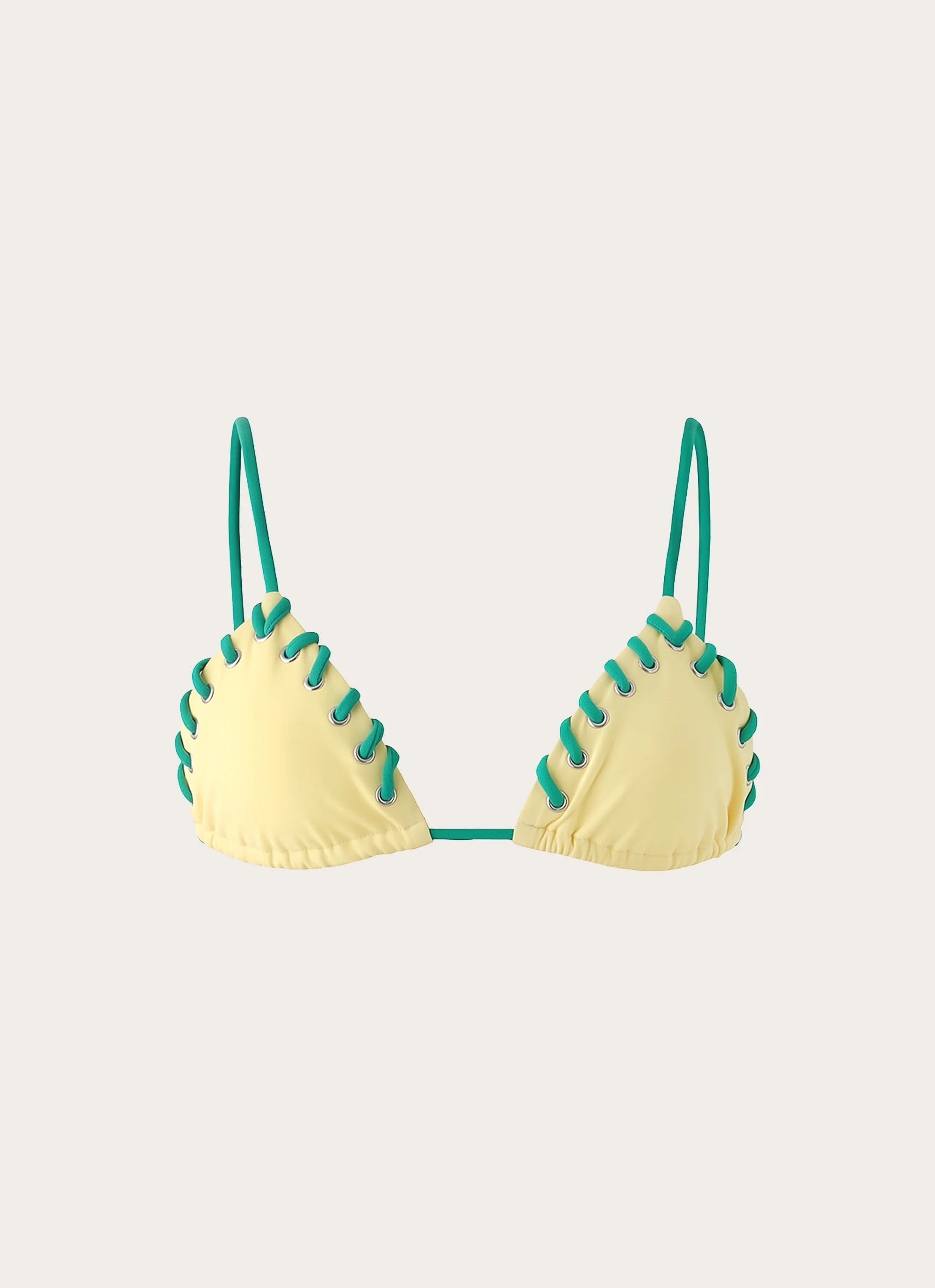 Alvana Bikini Top - Bright Lemon - Image 2