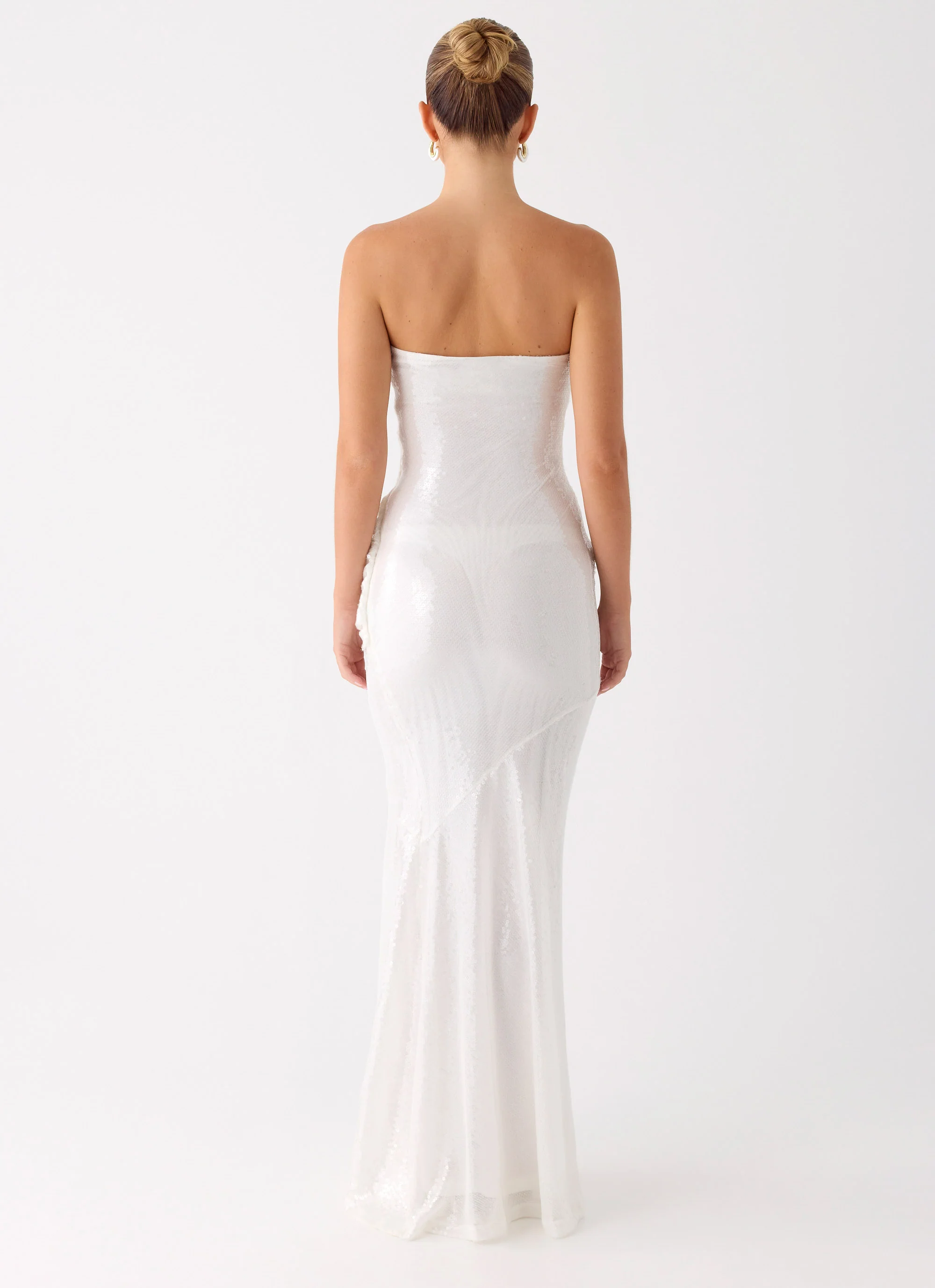 Anticipating Sequin Maxi Dress - White - Image 7
