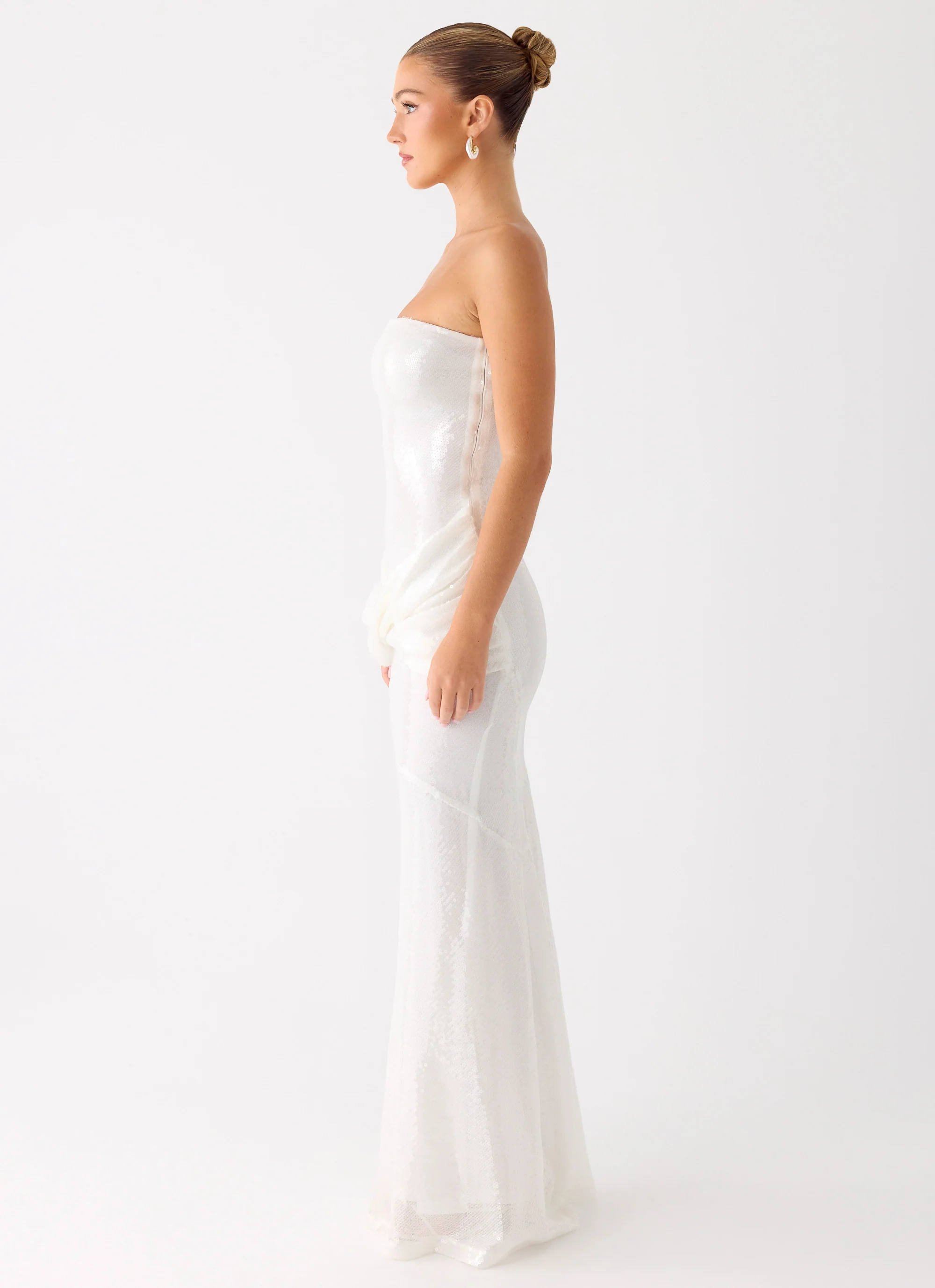 Anticipating Sequin Maxi Dress - White - Image 8