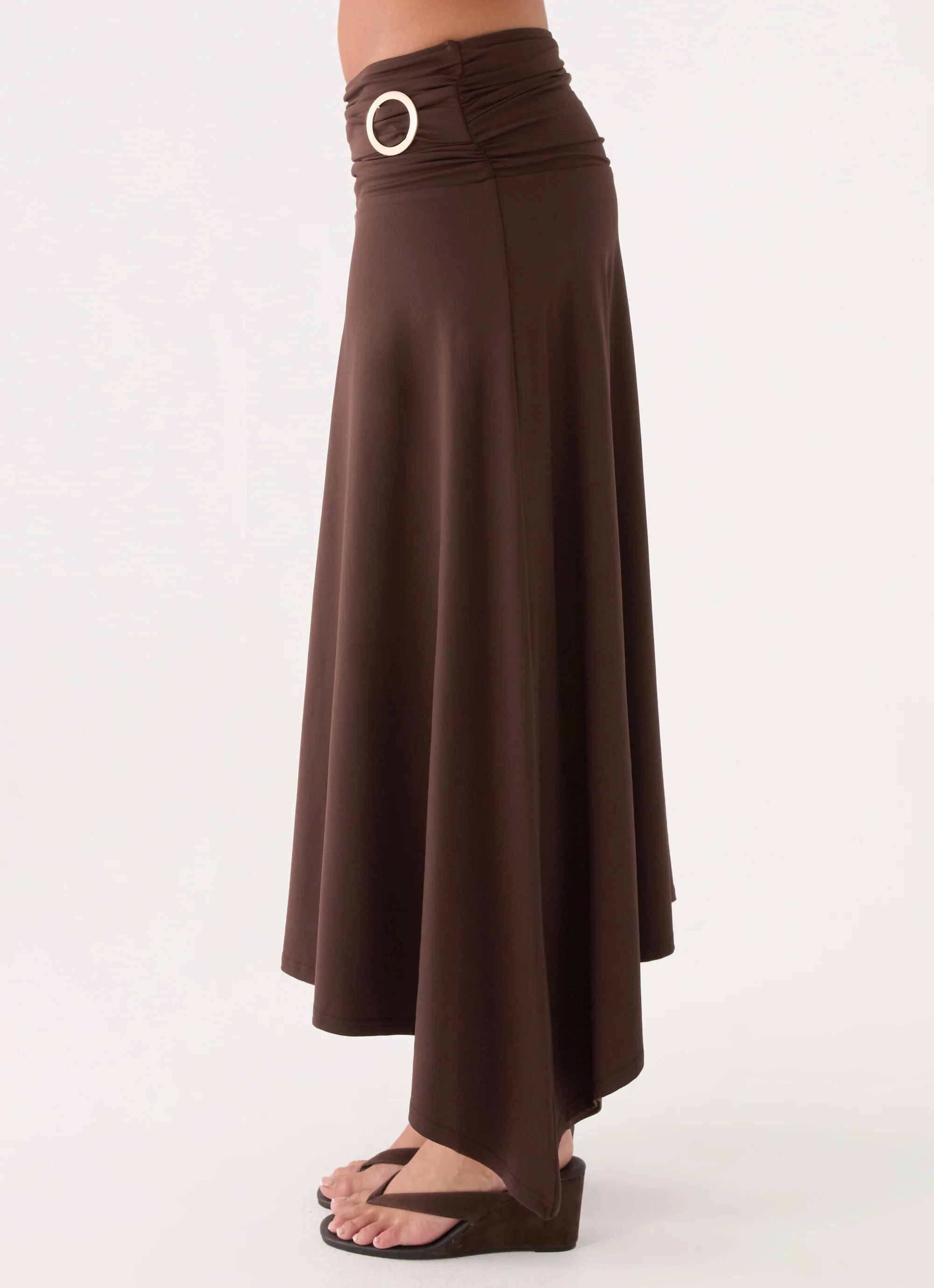 Automatic Midi Skirt - Rose Taupe - Image 6