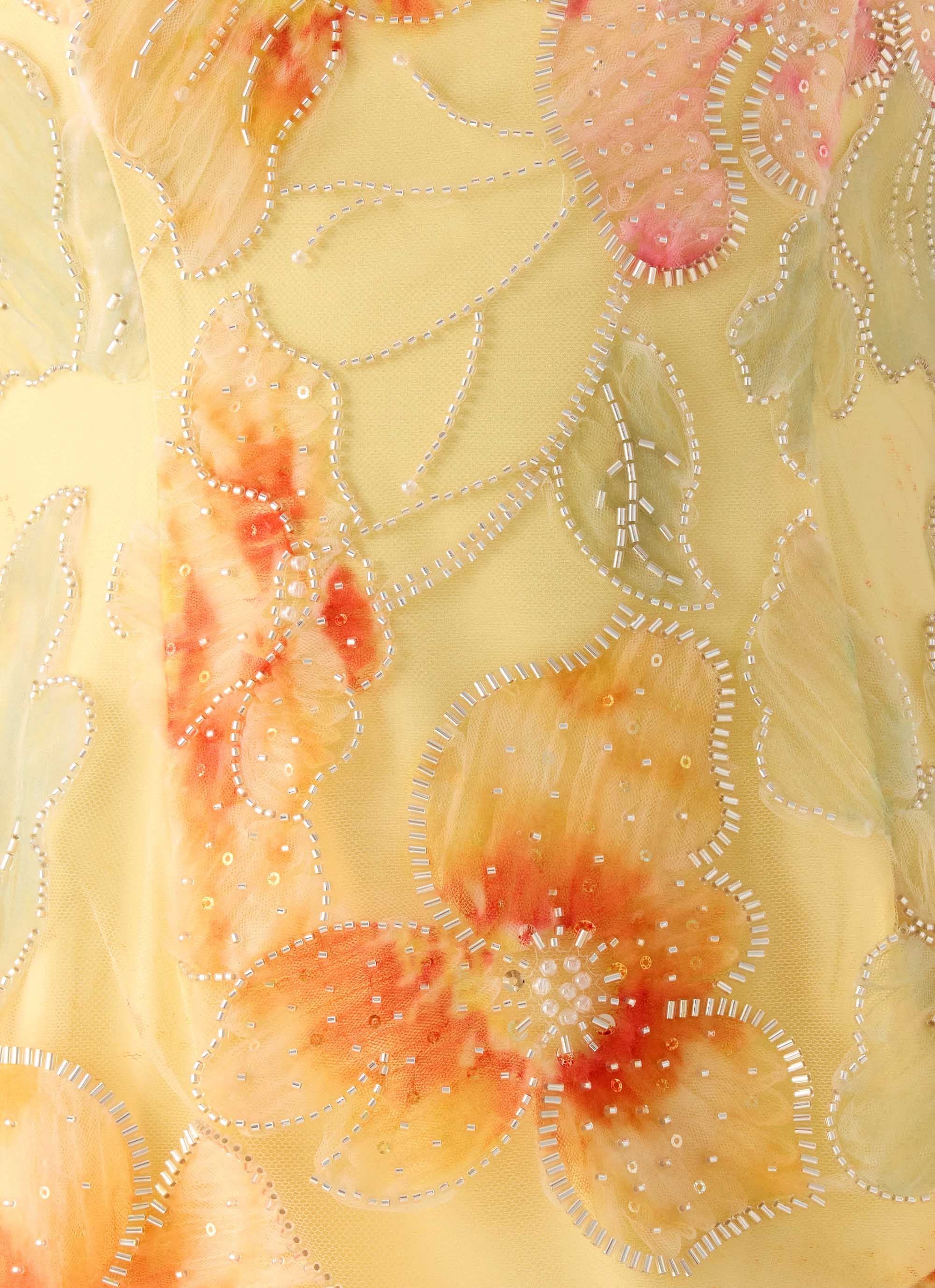 Bliss Beaded Mini Skirt - Floral Beaded - Image 5