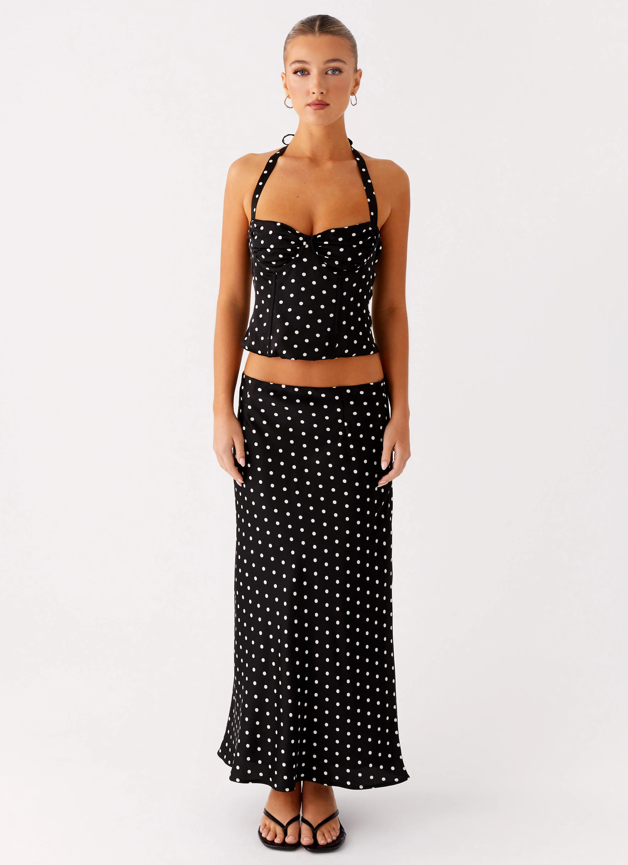 Breanne Top - Black Polka Dot - Image 4