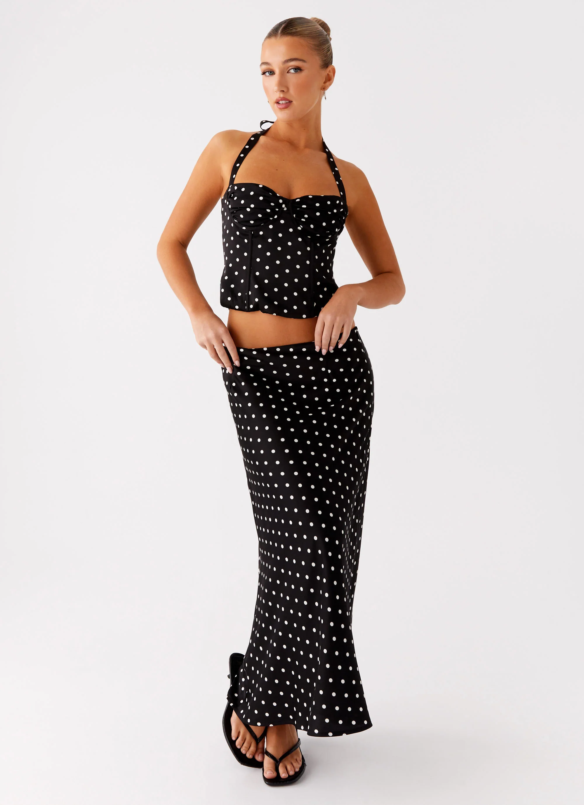 Breanne Top - Black Polka Dot - Image 5