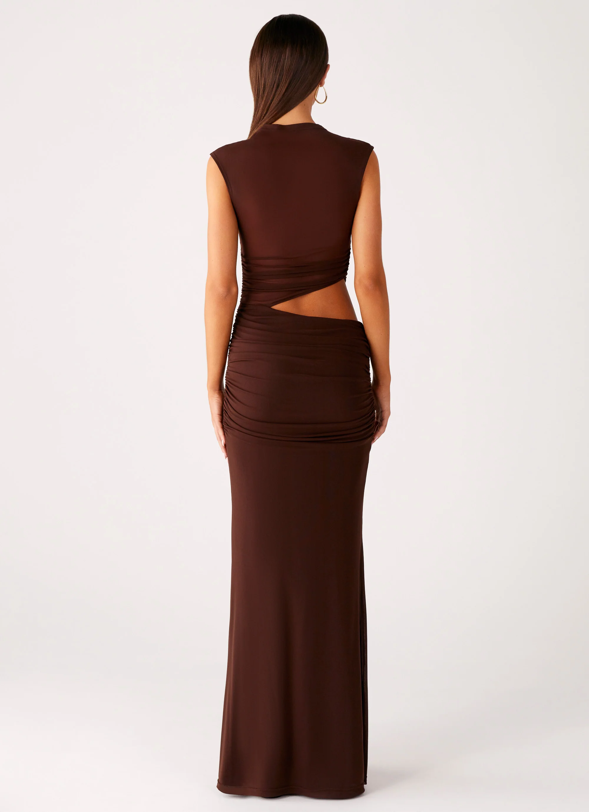 Briony Maxi Dress - Cool Chocolate - Image 4