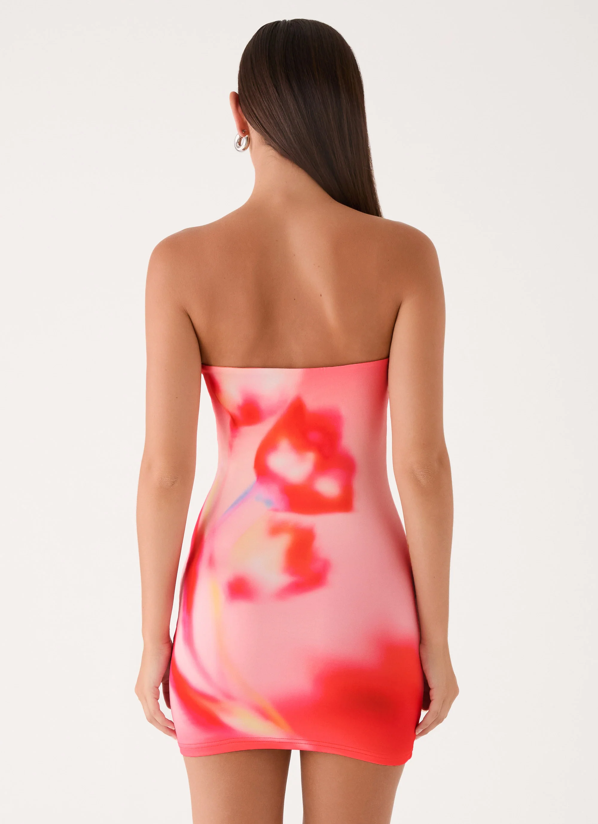Callistae Mini Dress - Sunburnt Petal - Image 3