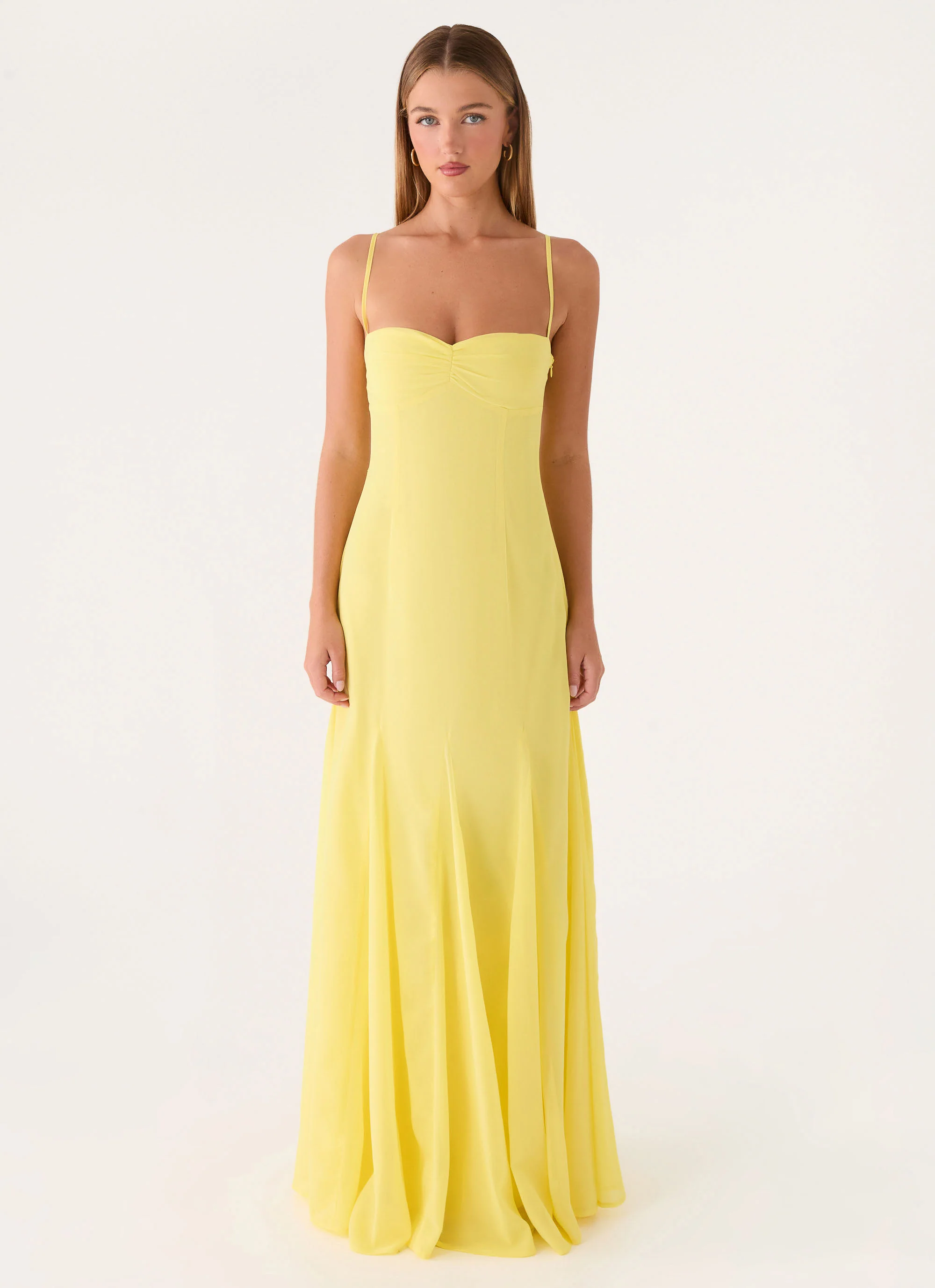 Carlin Maxi Dress - Bright Lemon - Image 6