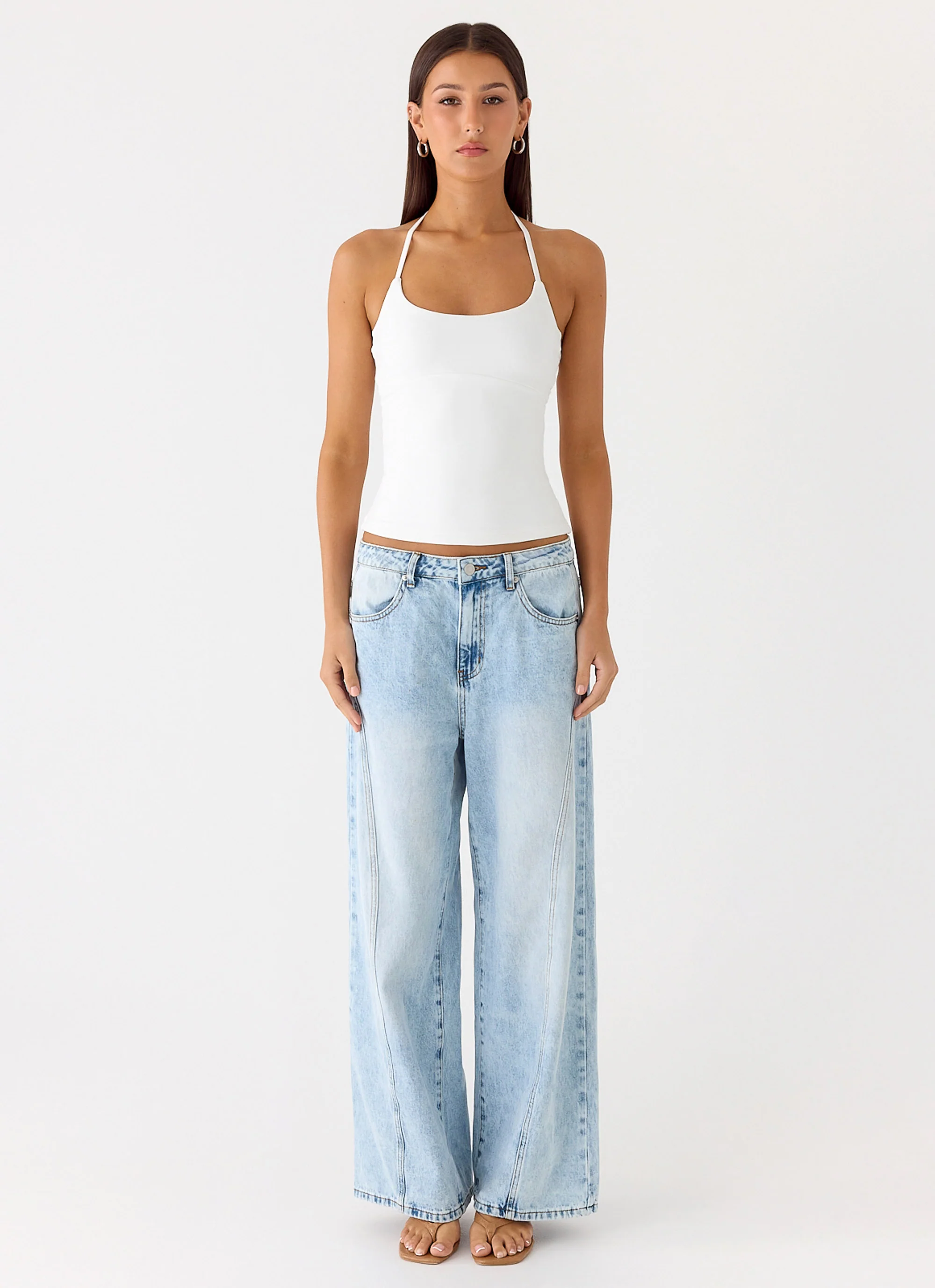 Chauncey Halter Top - White - Image 2