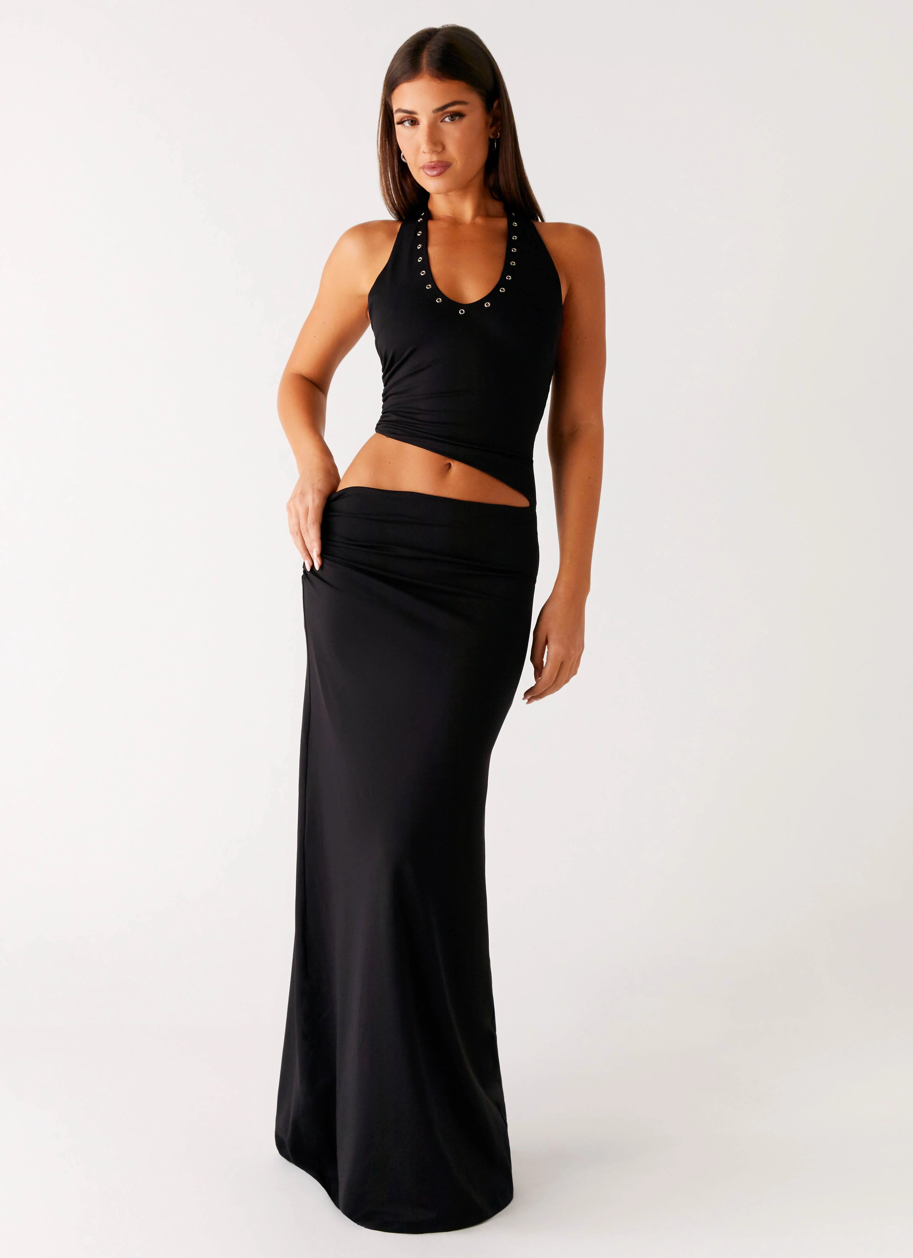 Chella Maxi Dress - Black - Image 5