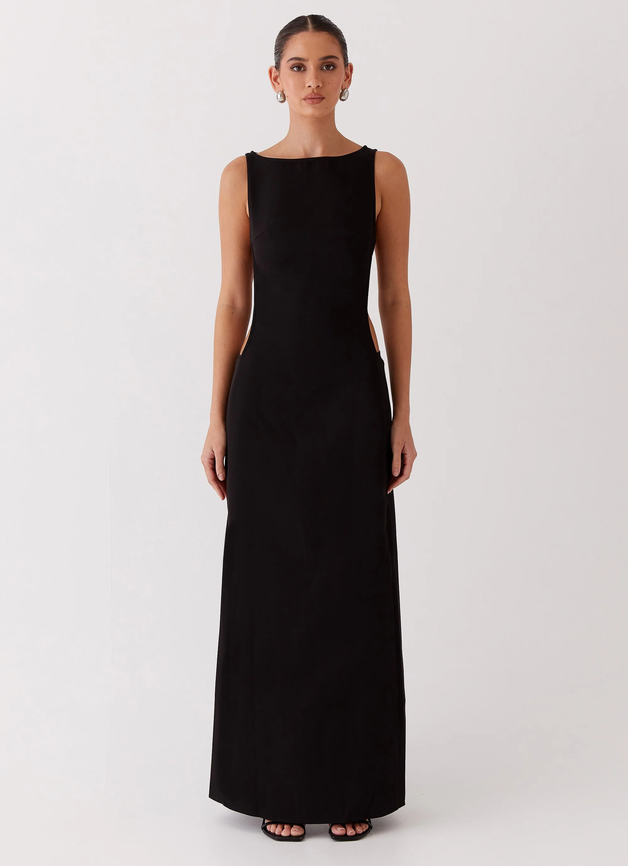 Cherish You Buckle Maxi Dress - Shadow - Image 2