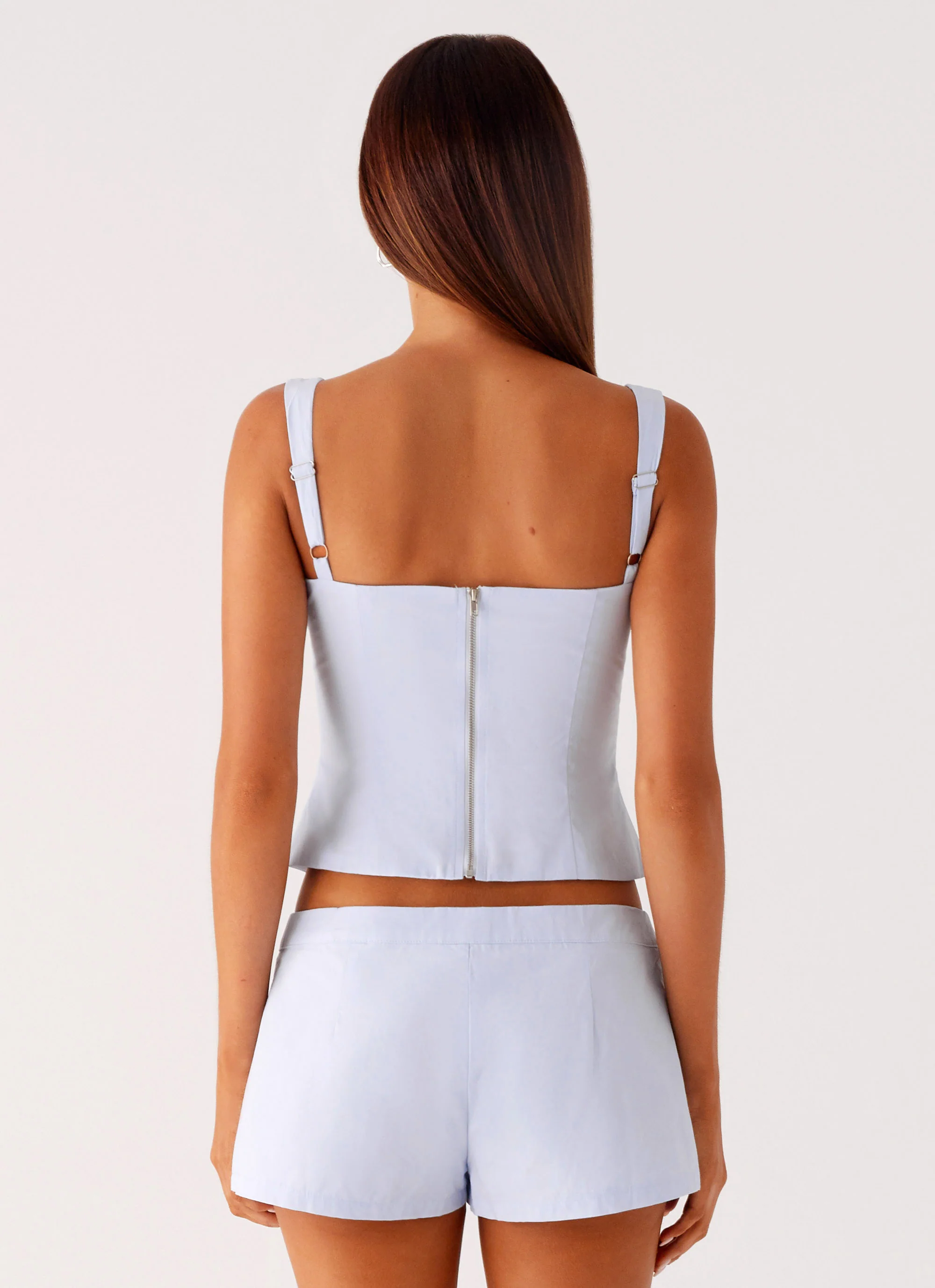 Coastline Bustier Top - Blue - Image 4
