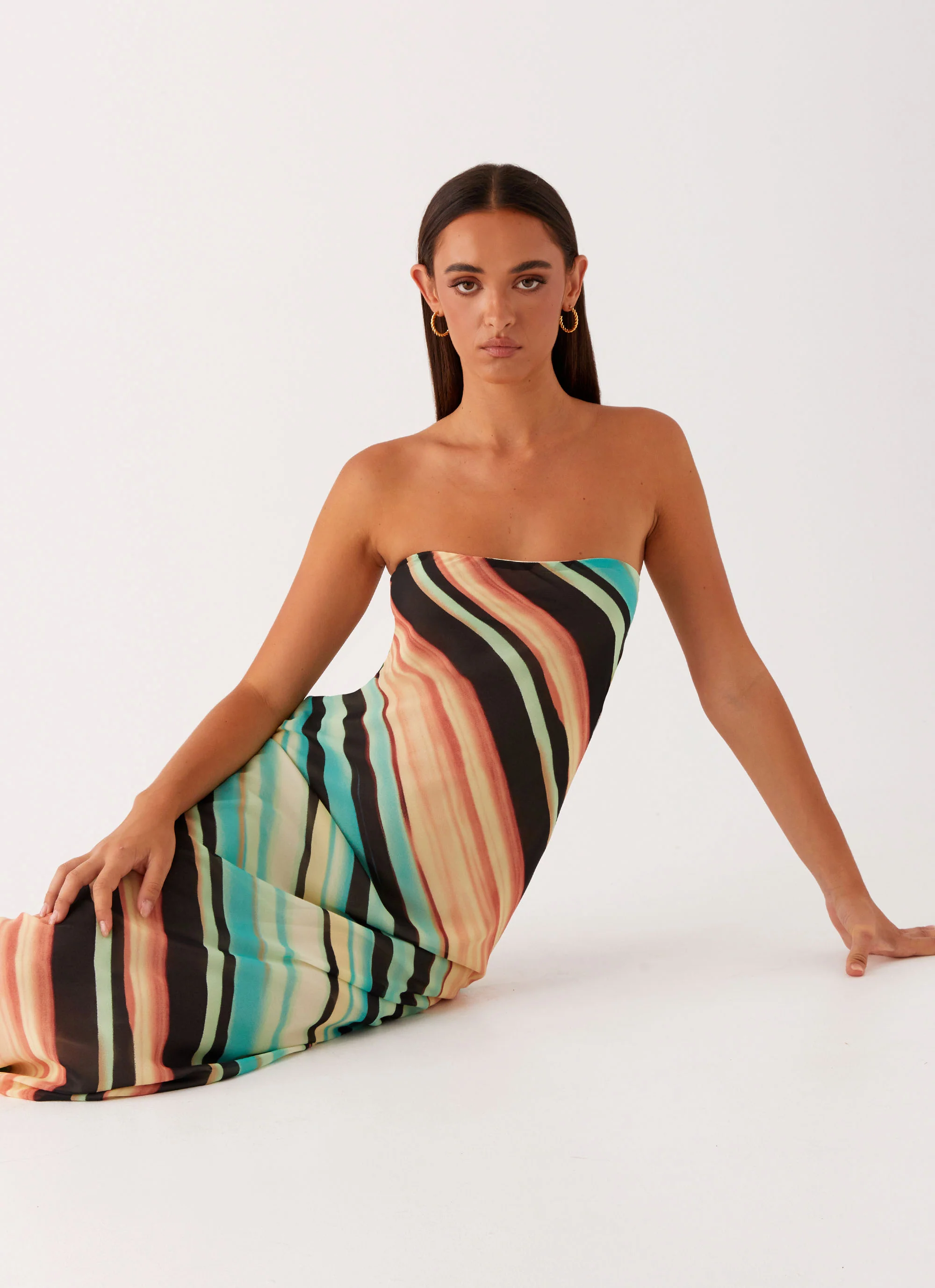 Como Maxi Dress - Stripe - Image 6