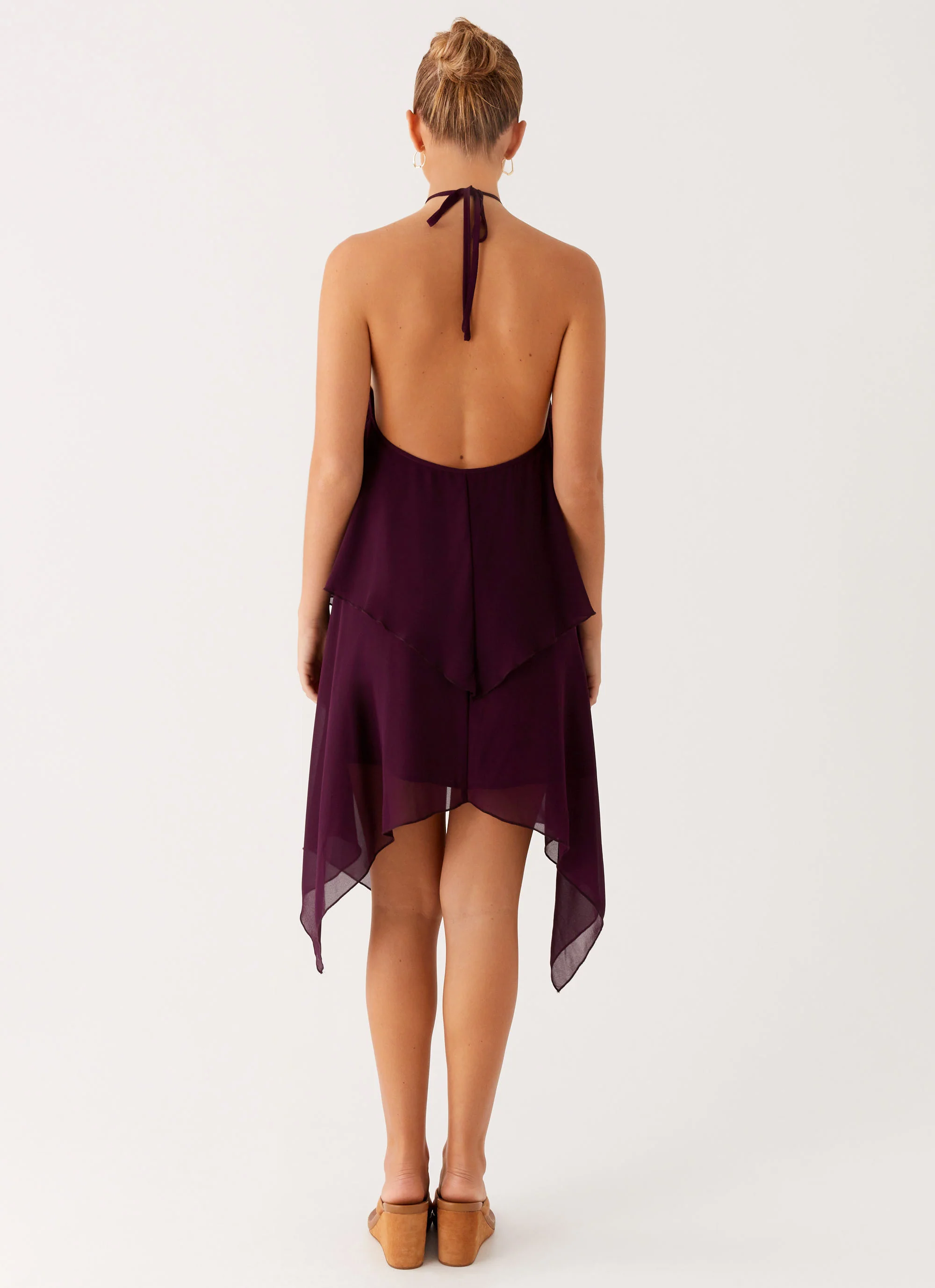 Dalenti Midi Dress - Plum - Image 5