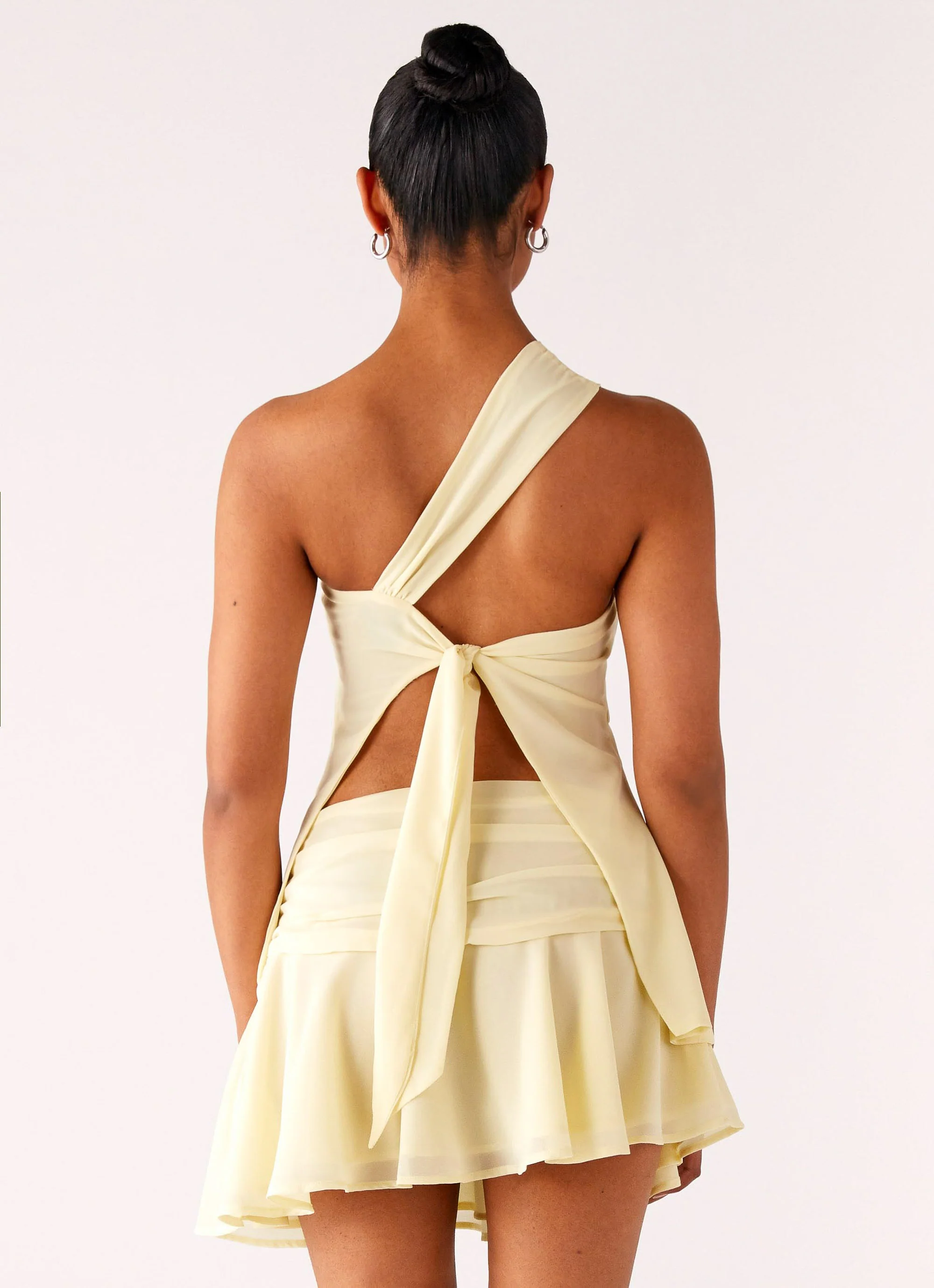 Delight Me Asymmetrical Top - Yellow - Image 3