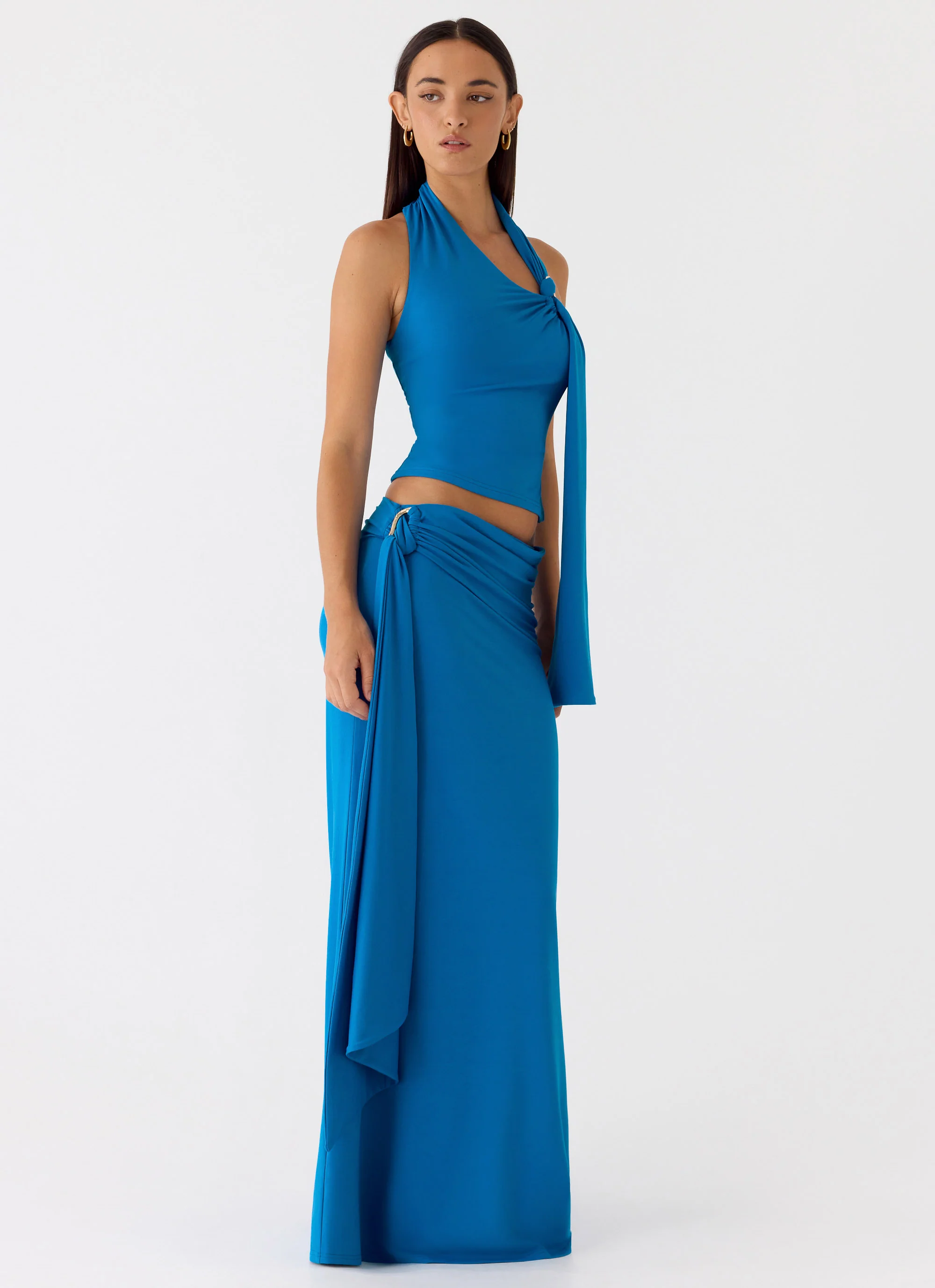 Demiase Maxi Skirt - Royal Blue - Image 6