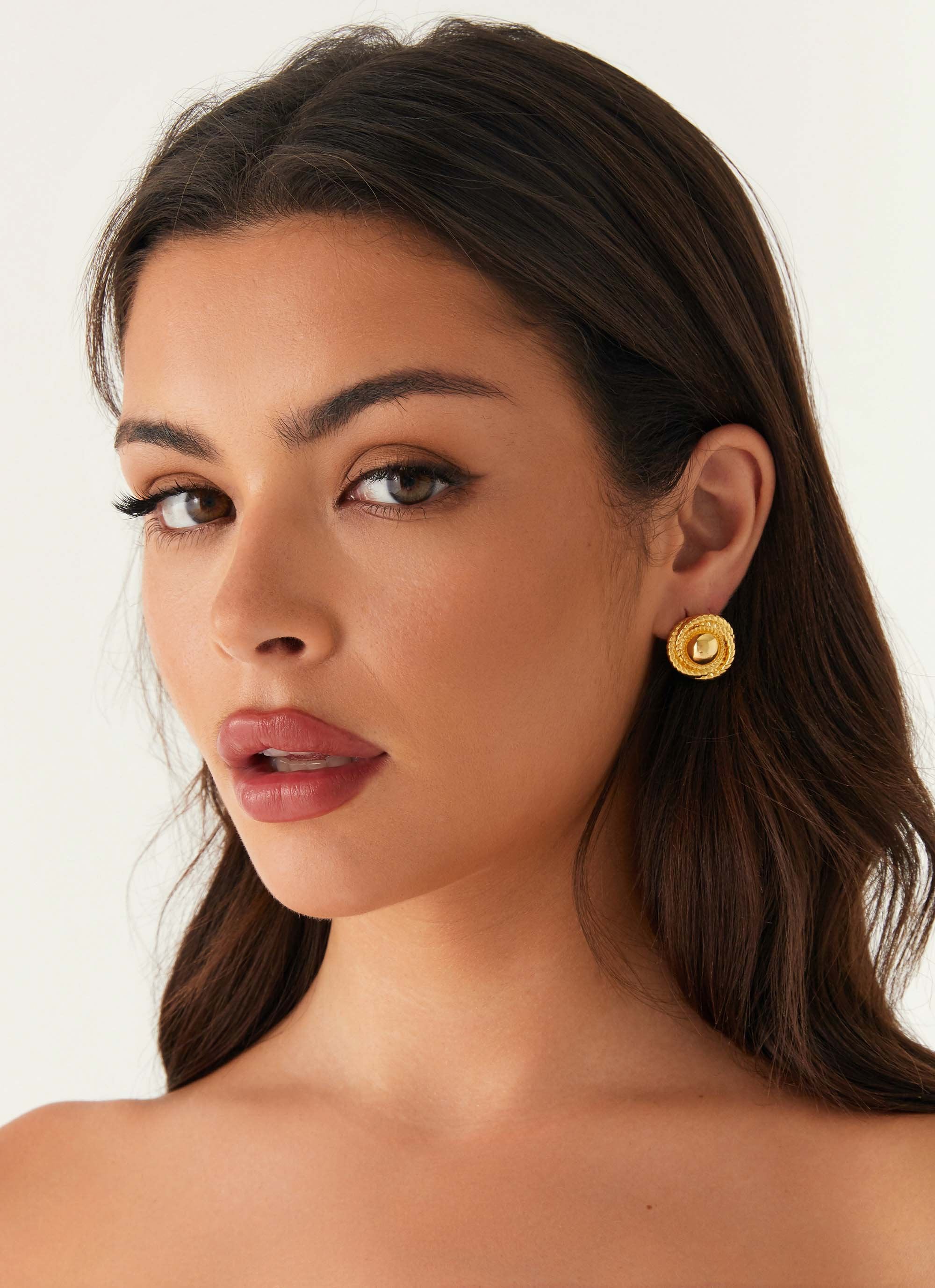 Effie Earrings - Gold - Image 2