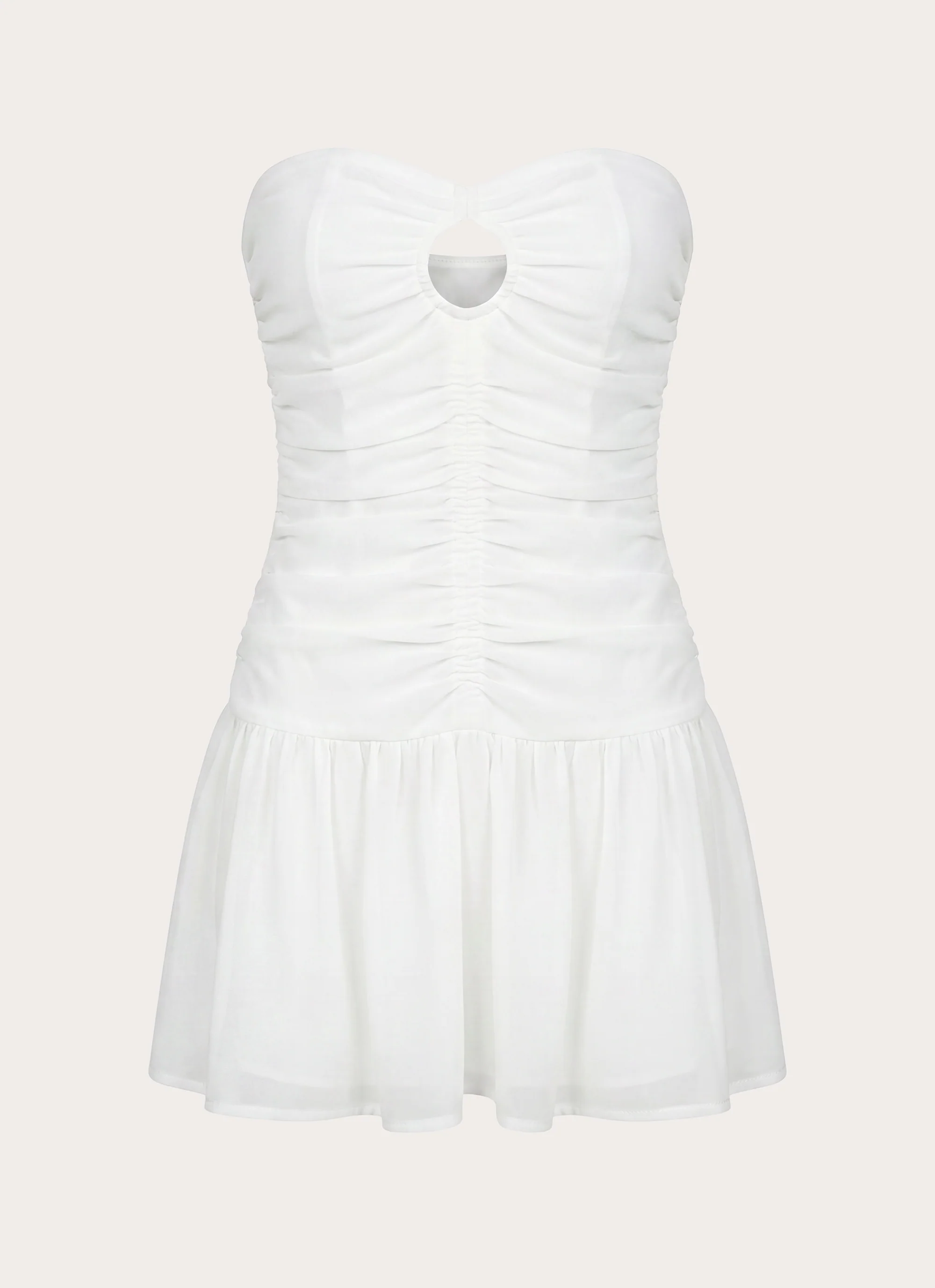Eirwyn Mini Dress - White - Image 2