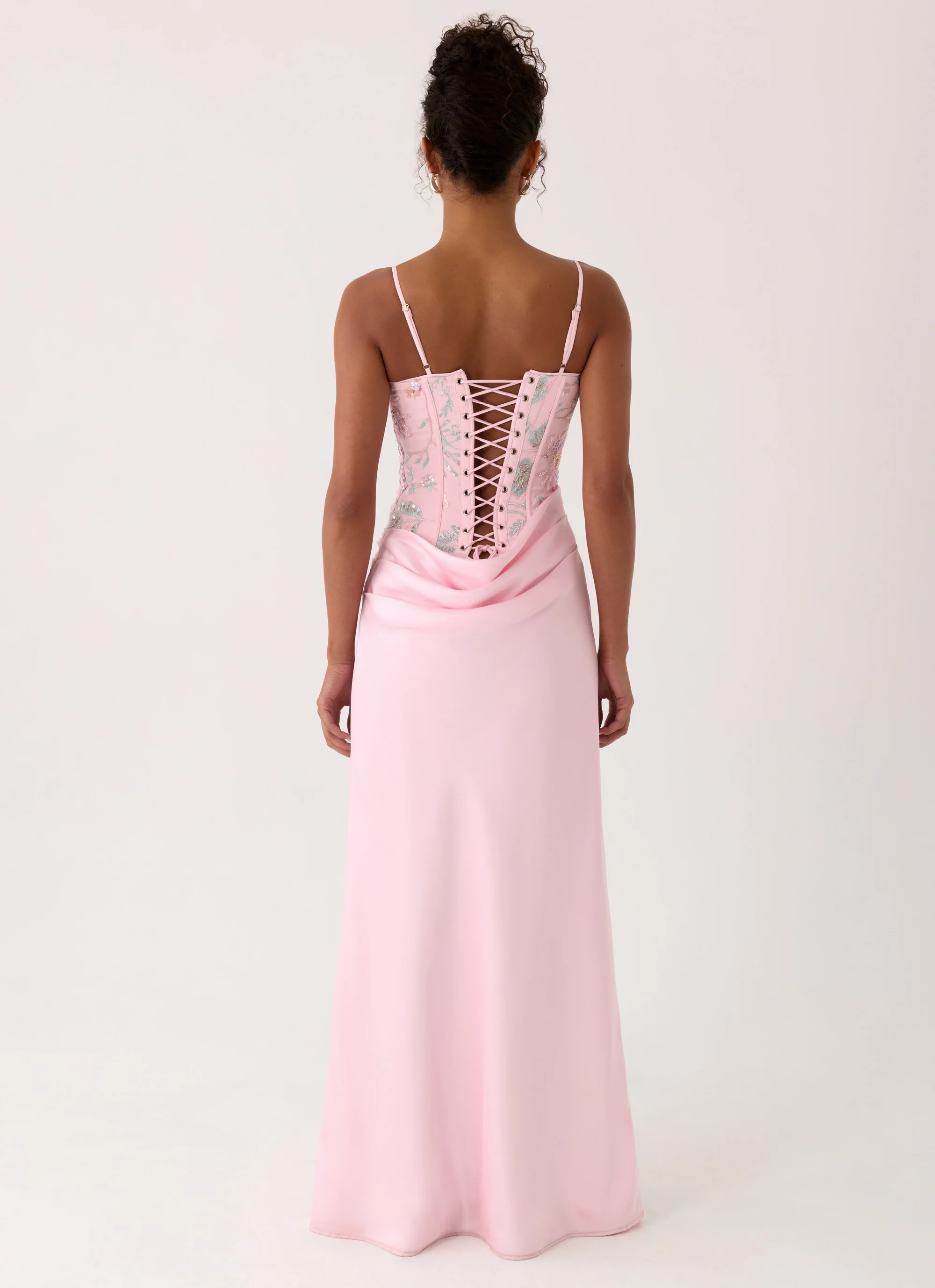 Euphoric Beaded Maxi Dress - Pink Everbloom - Image 4