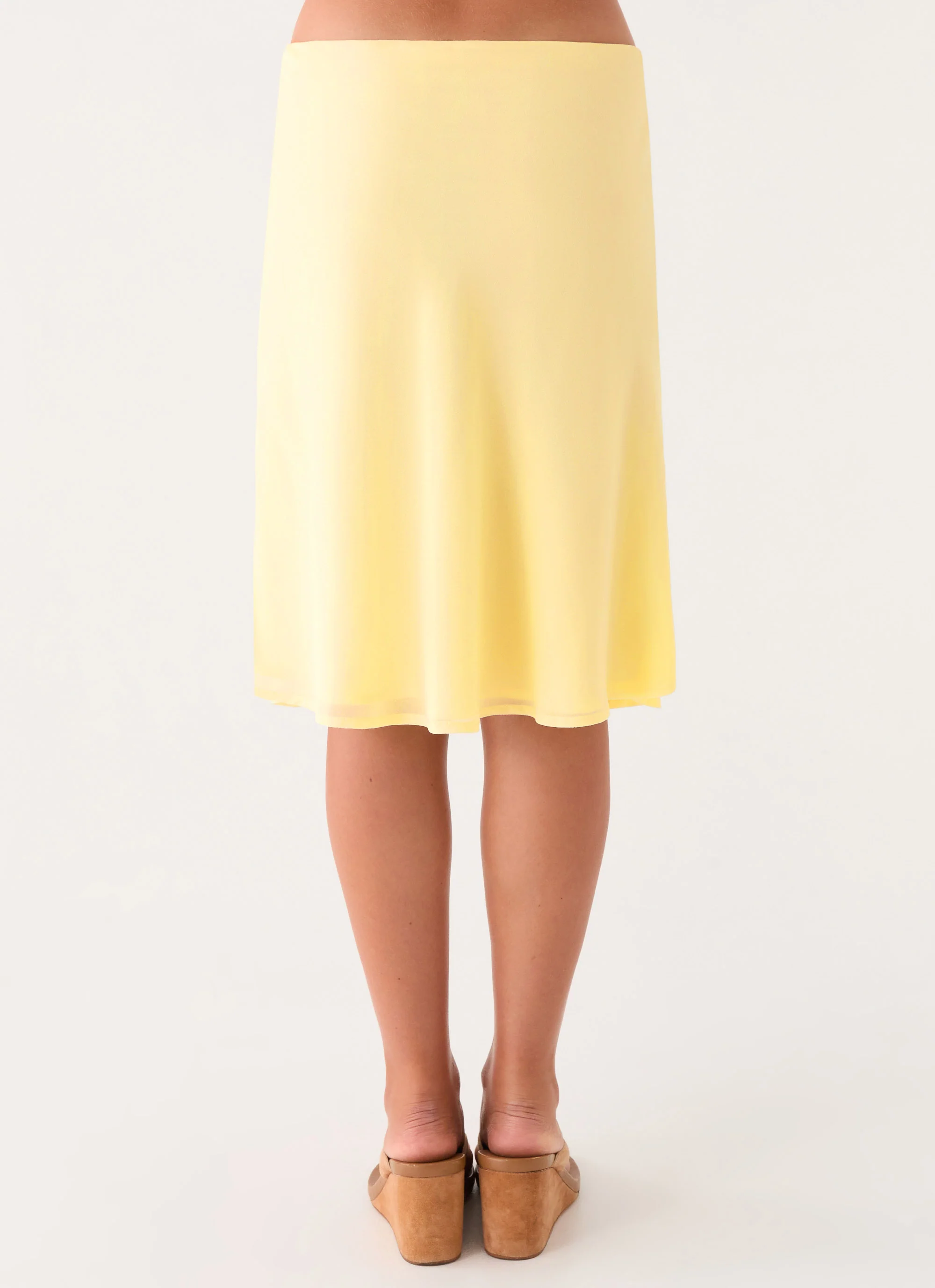 Fayloria Midi Skirt - Lemon - Image 6