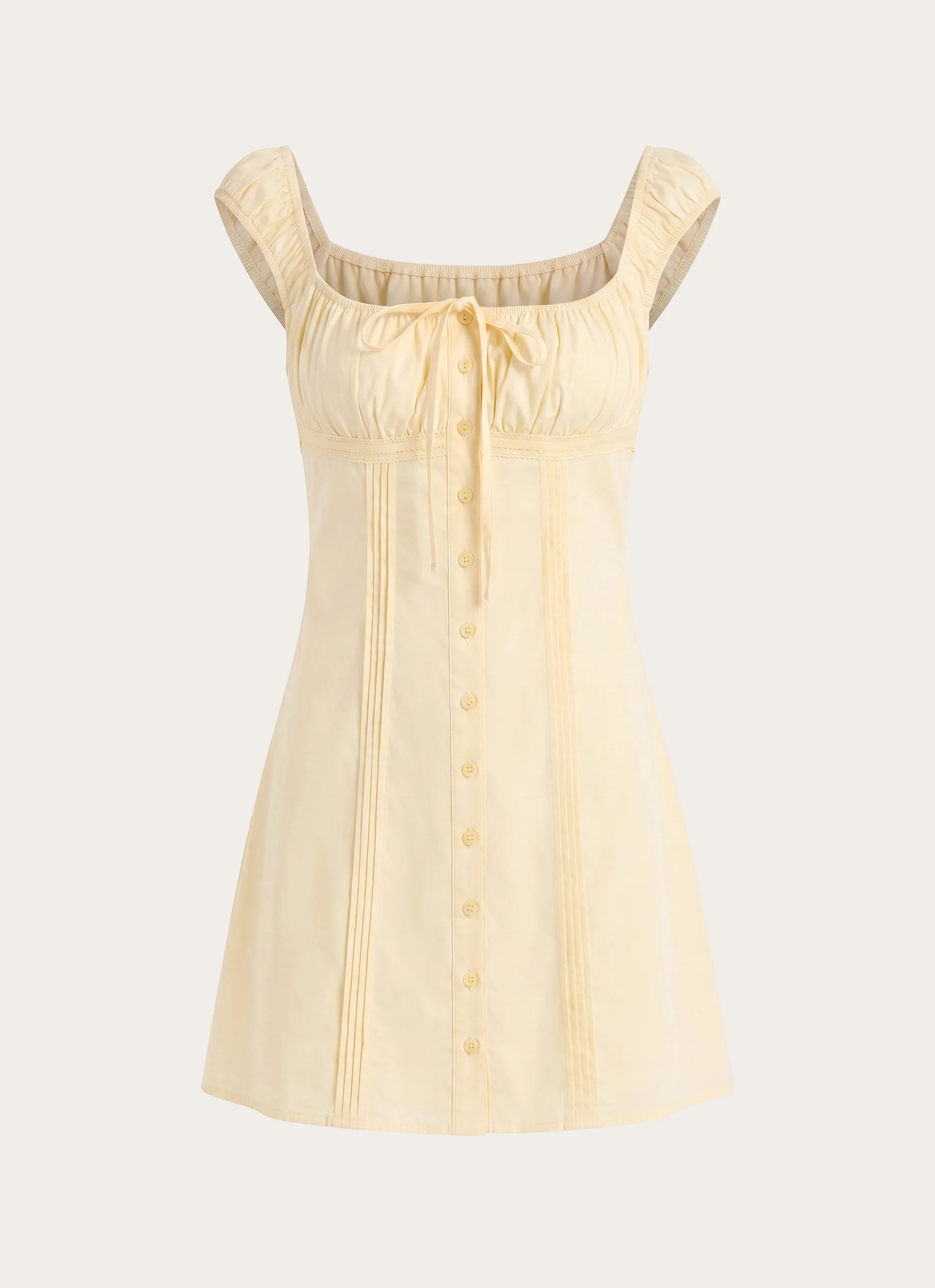 Fornarina Mini Dress - Lemon - Image 2