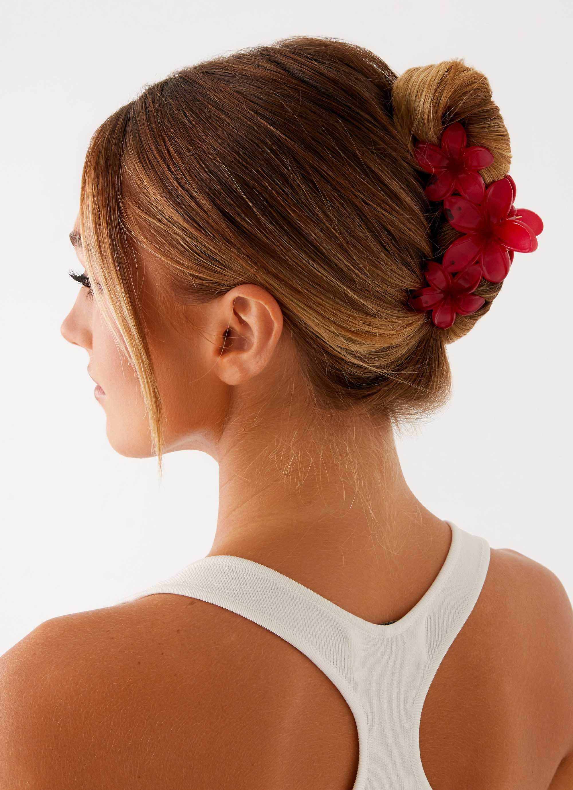 Goji Hair Clip - Raspberry - Image 3