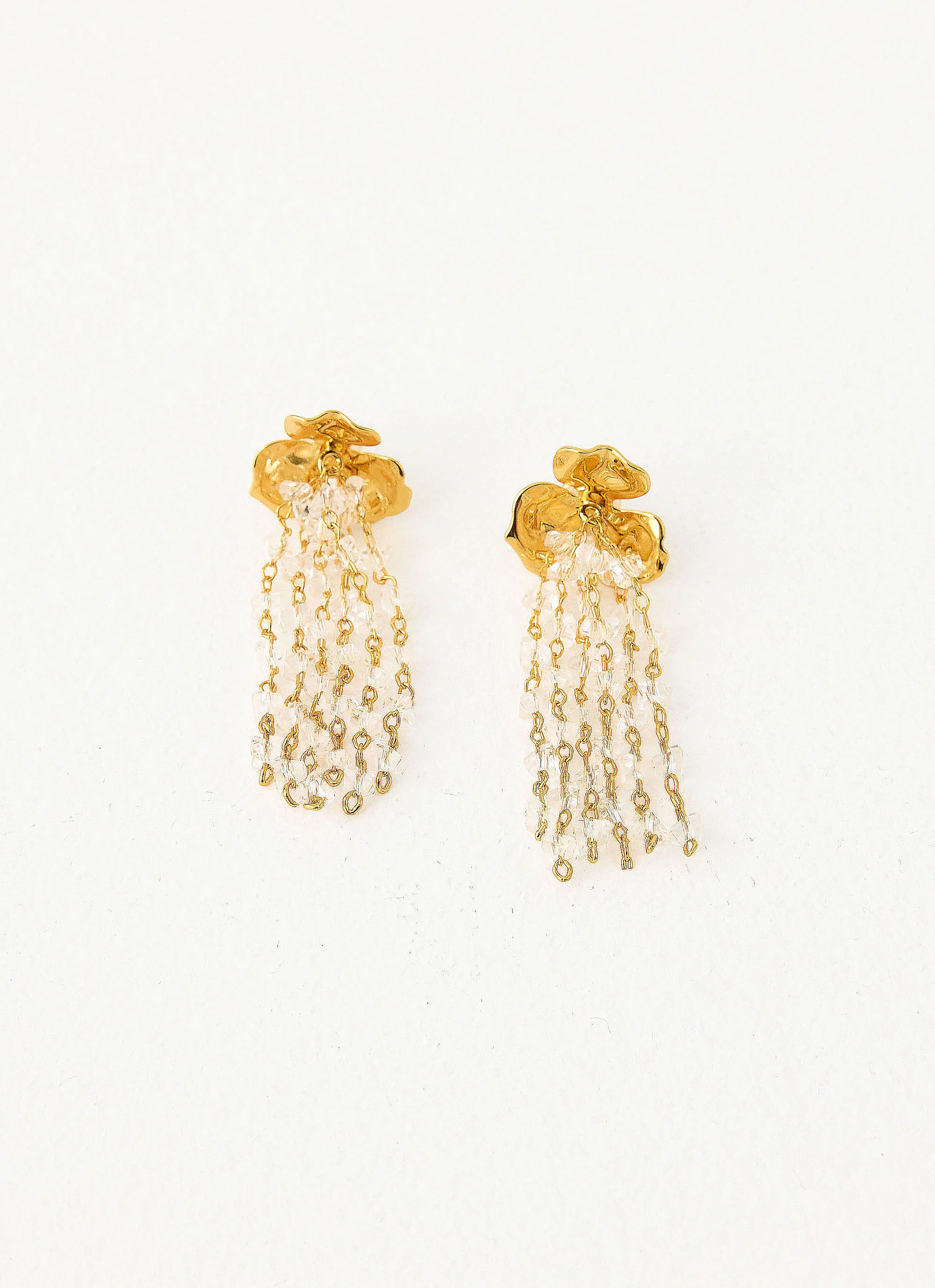 Golden Bloom Earrings - Gold