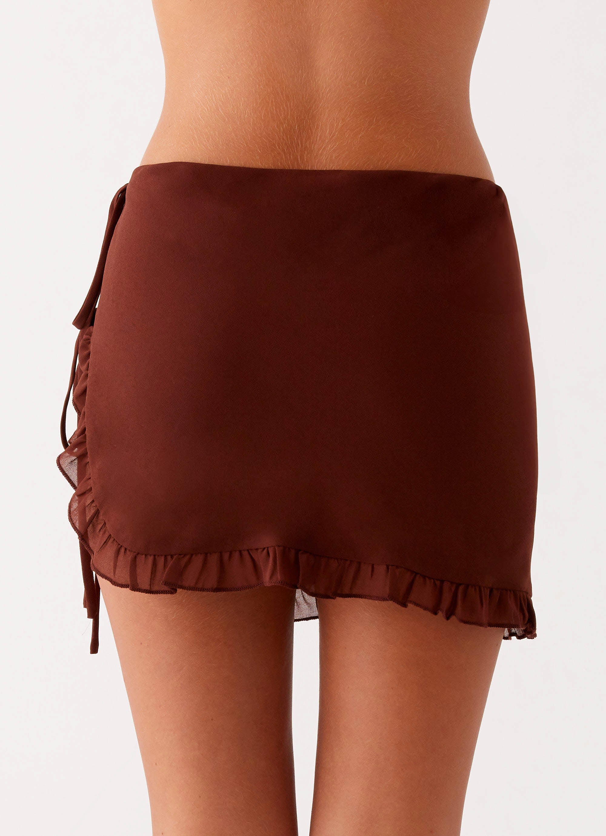 Iggy Mini Skirt - Chocolate - Image 5