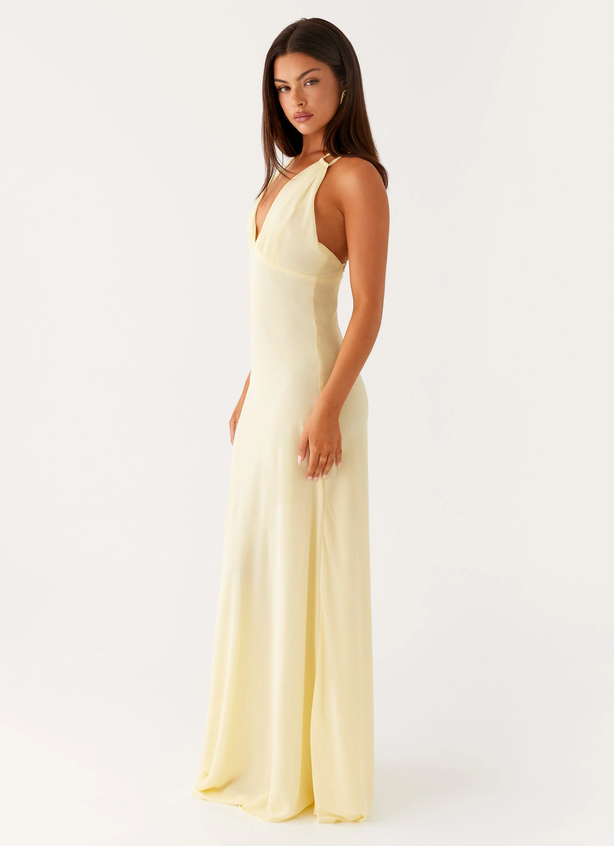 Kacia Maxi Dress - Lemon - Image 5