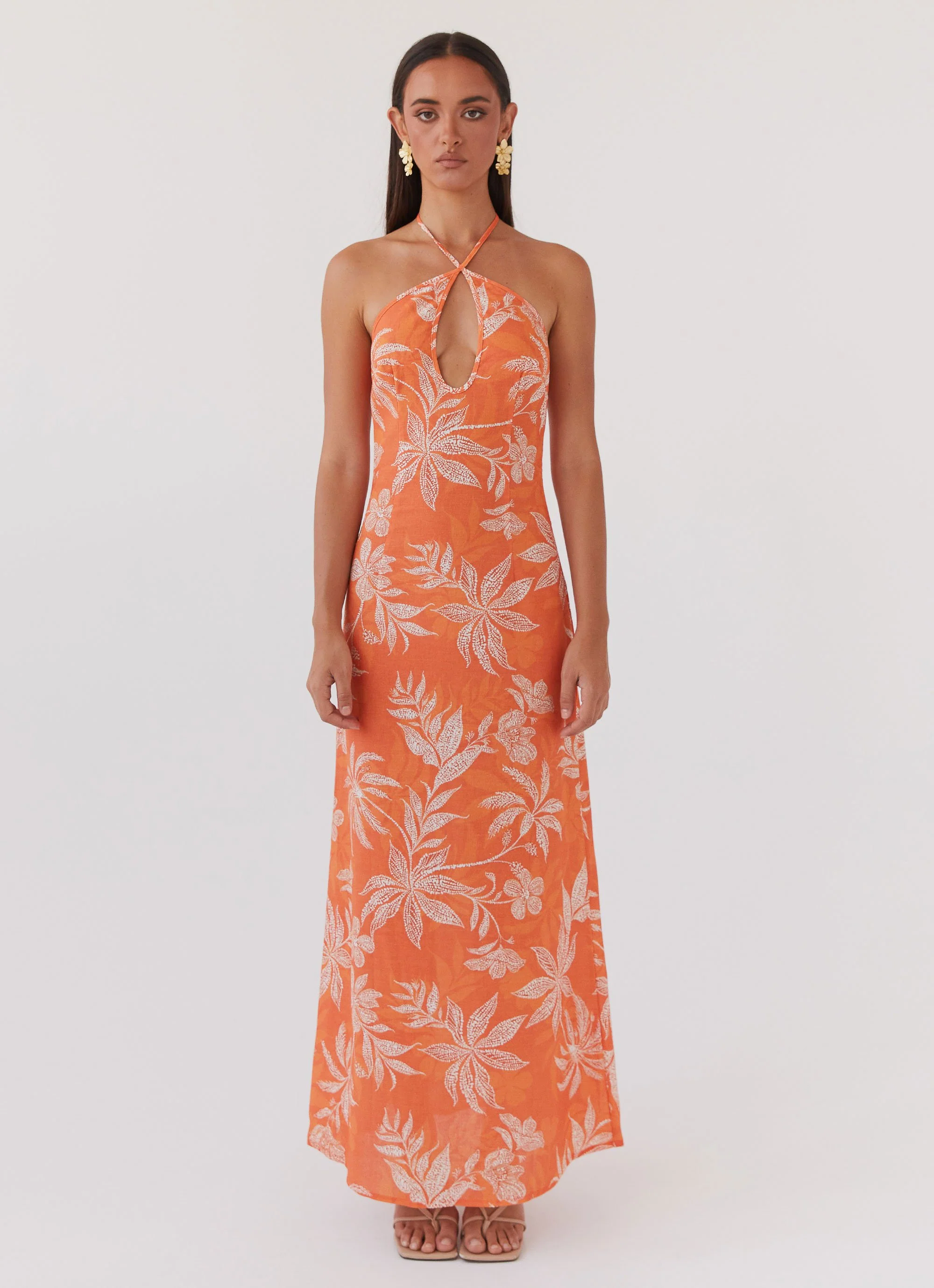 Keliegh Linen Maxi Dress - Tropic Sunset - Image 2