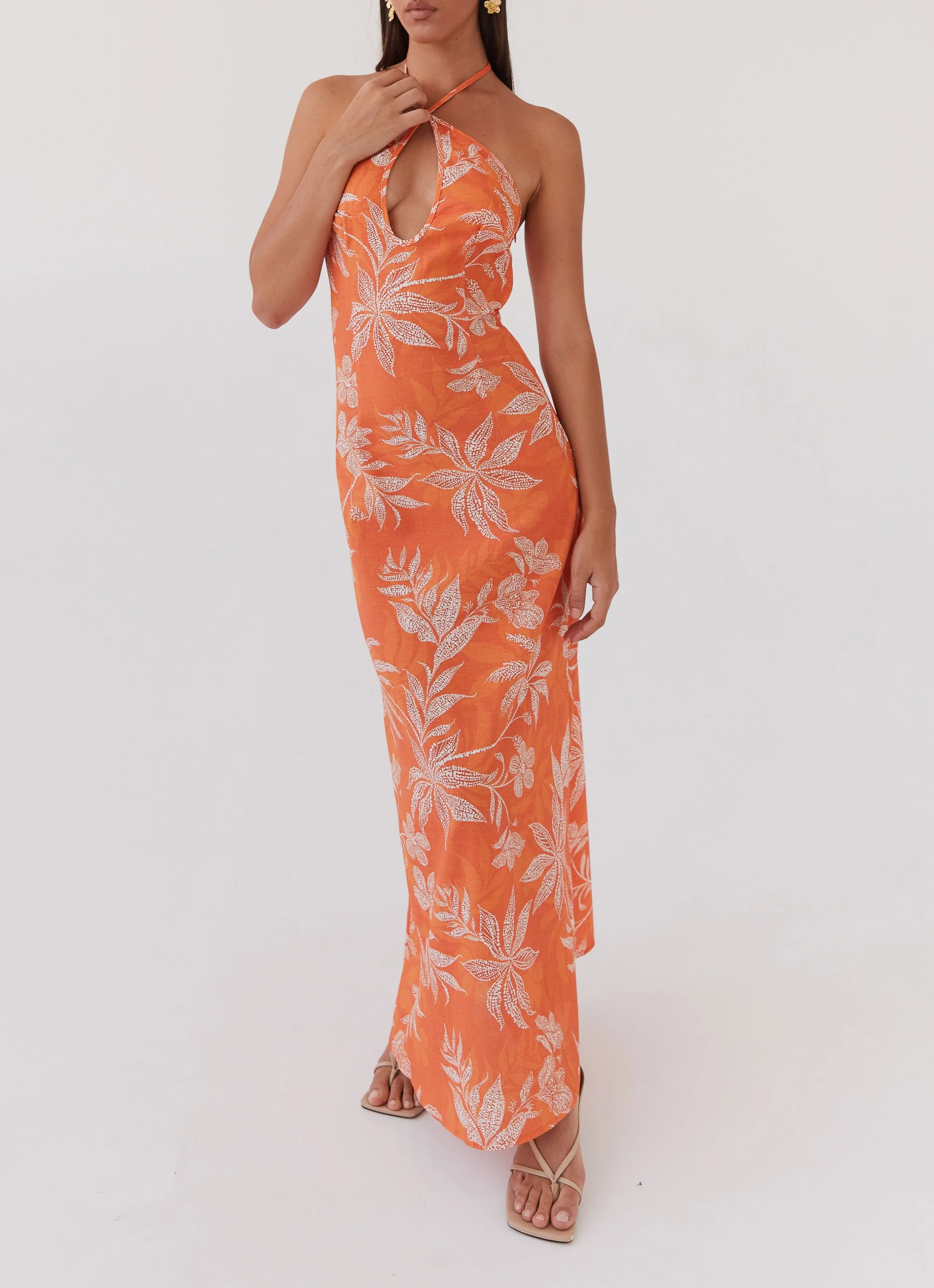 Keliegh Linen Maxi Dress - Tropic Sunset - Image 6