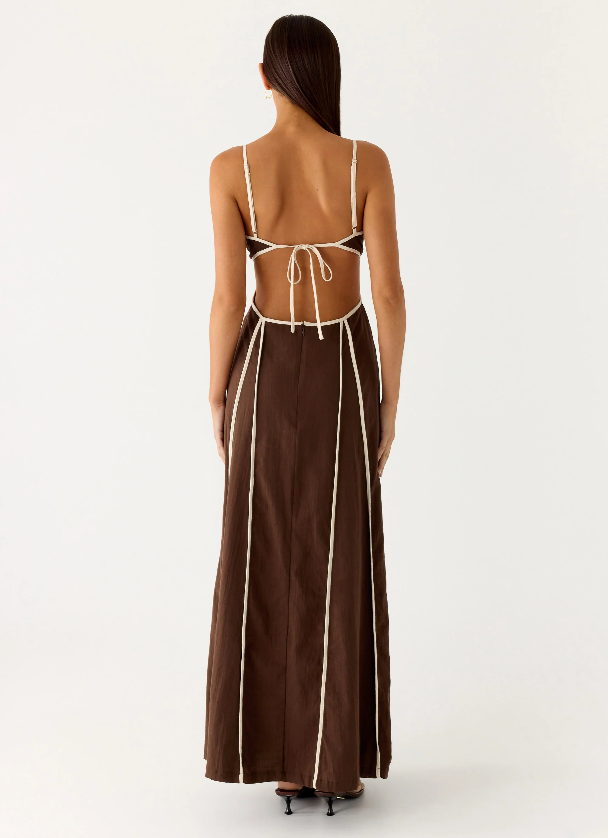 Kerli Maxi Dress - Cool Chocolate - Image 4