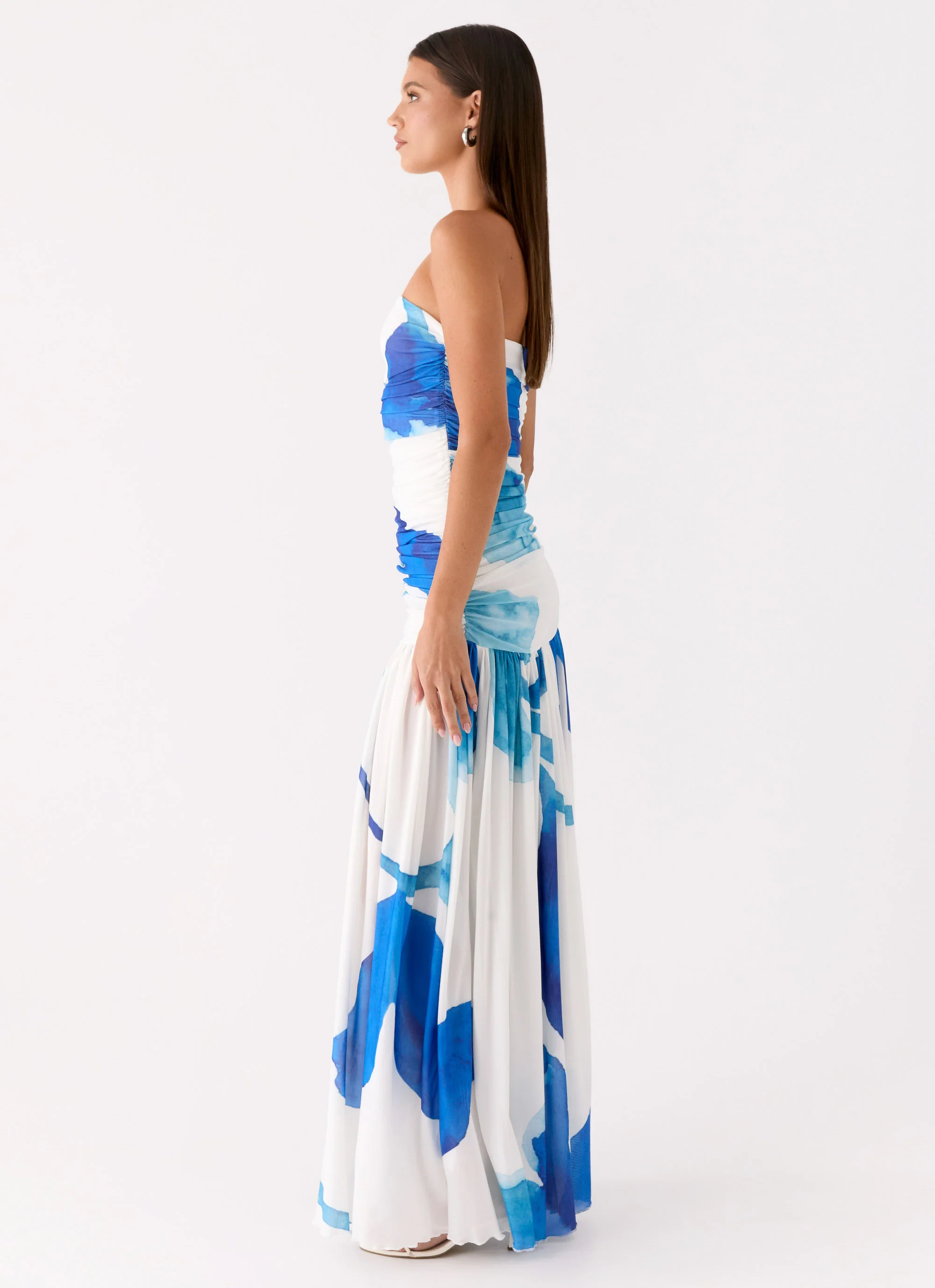 Laidee Maxi Dress - Cerulean Bloom - Image 2