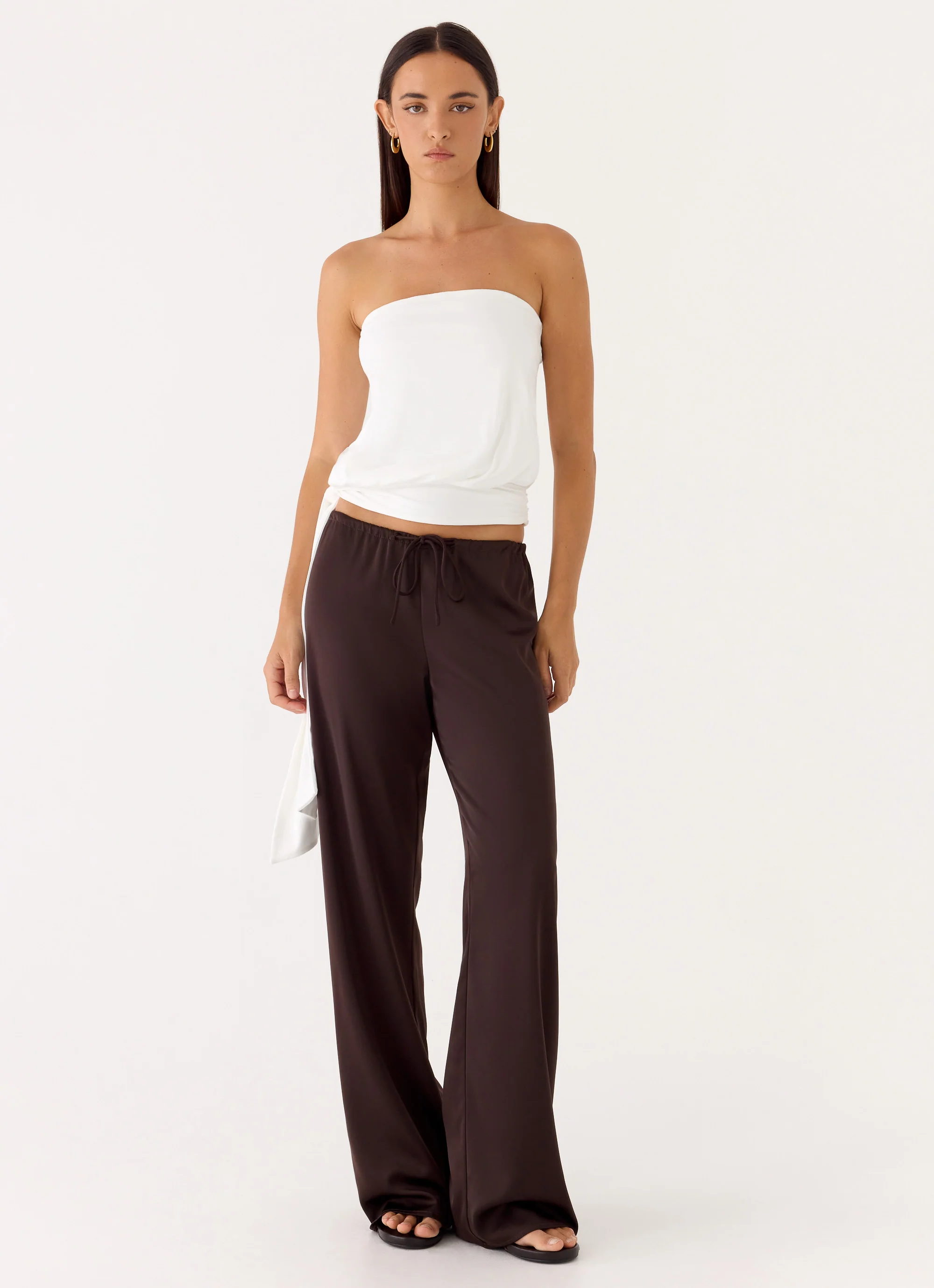 Livia Strapless Top - White - Image 6