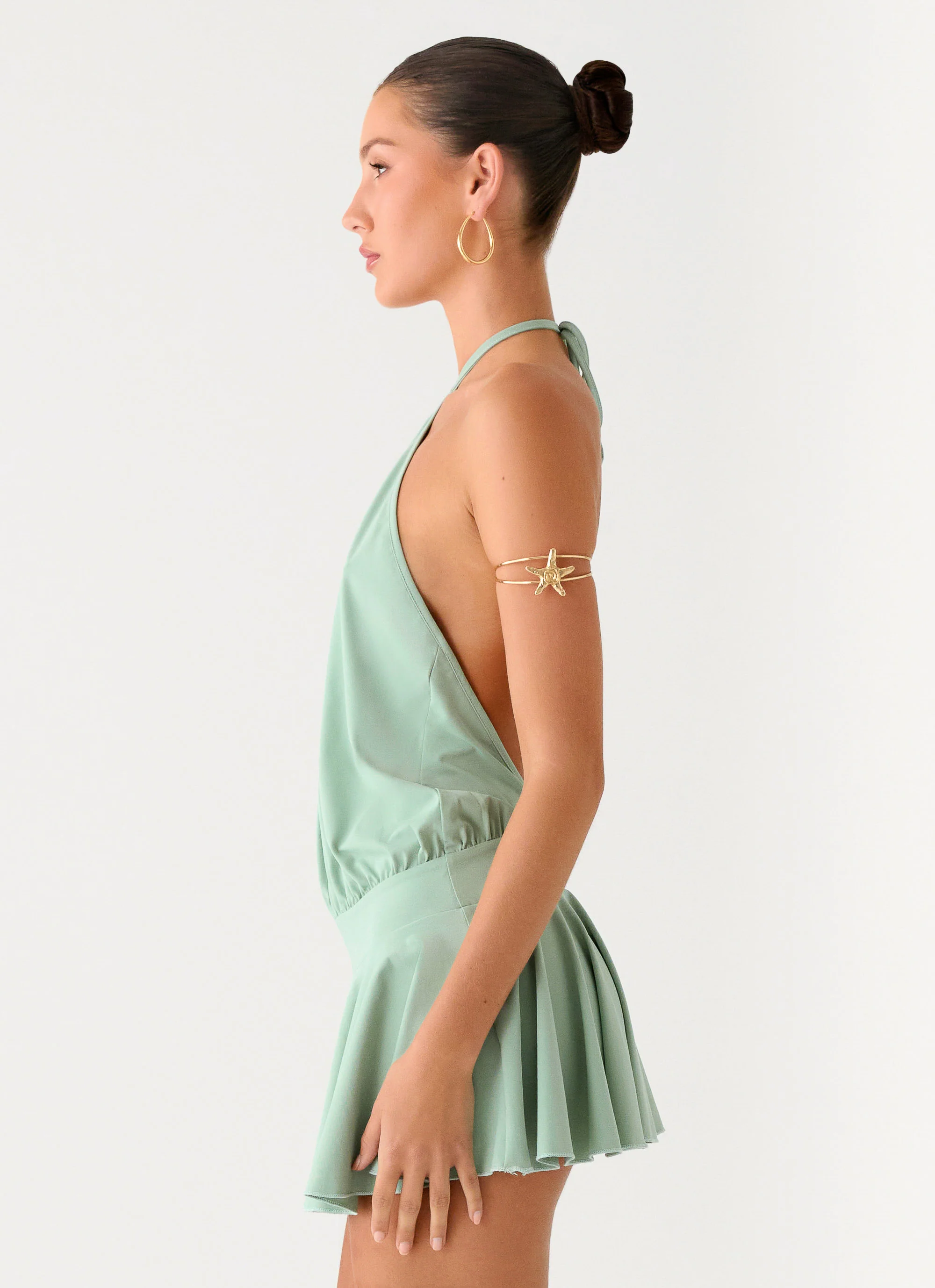 Mable Mini Dress - Green - Image 2