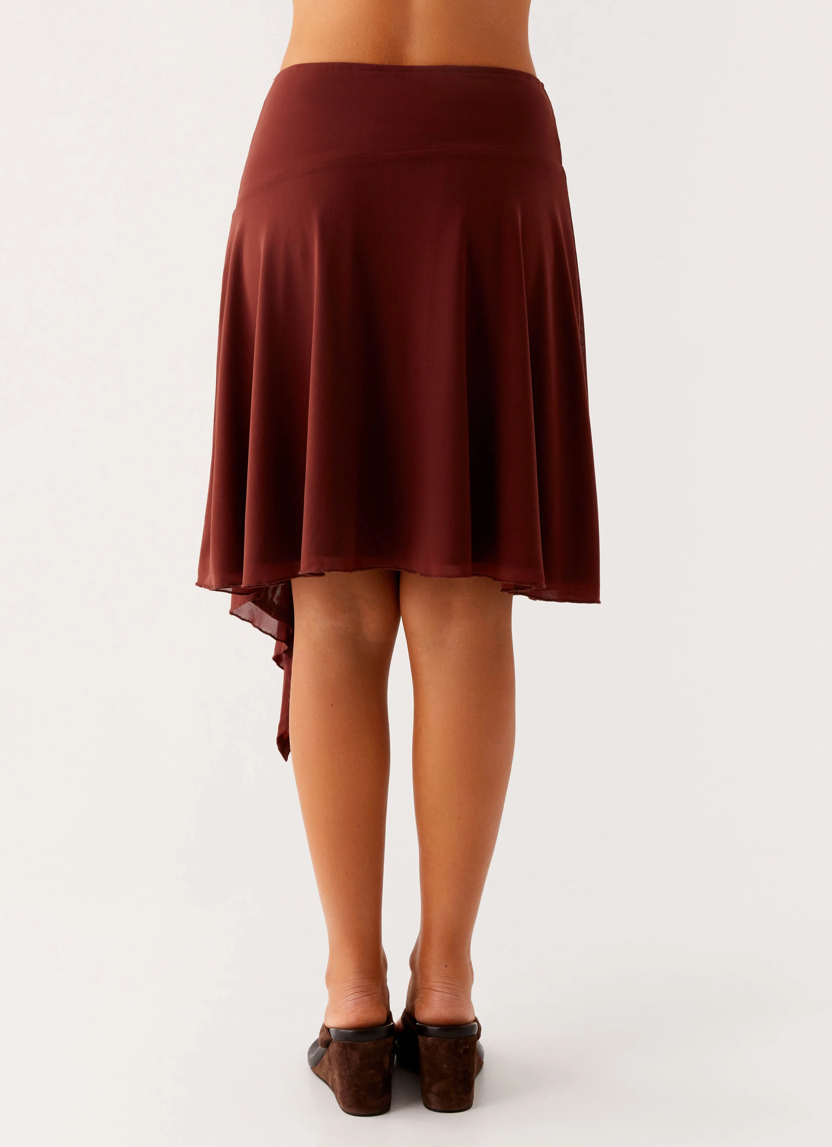 Mirage Midi Skirt - Chocolate - Image 3