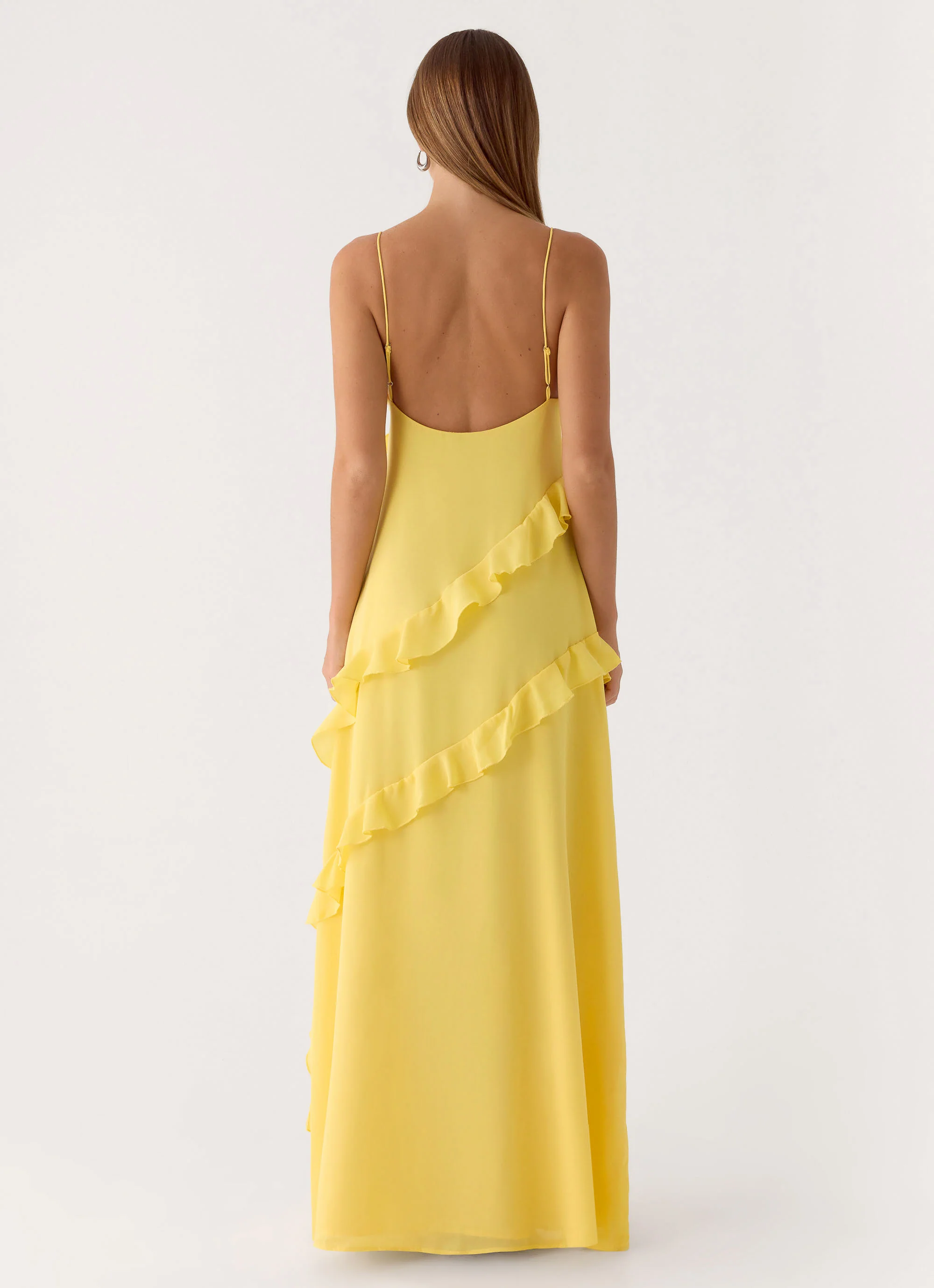 Mishal Maxi Dress - Bright Lemon - Image 3