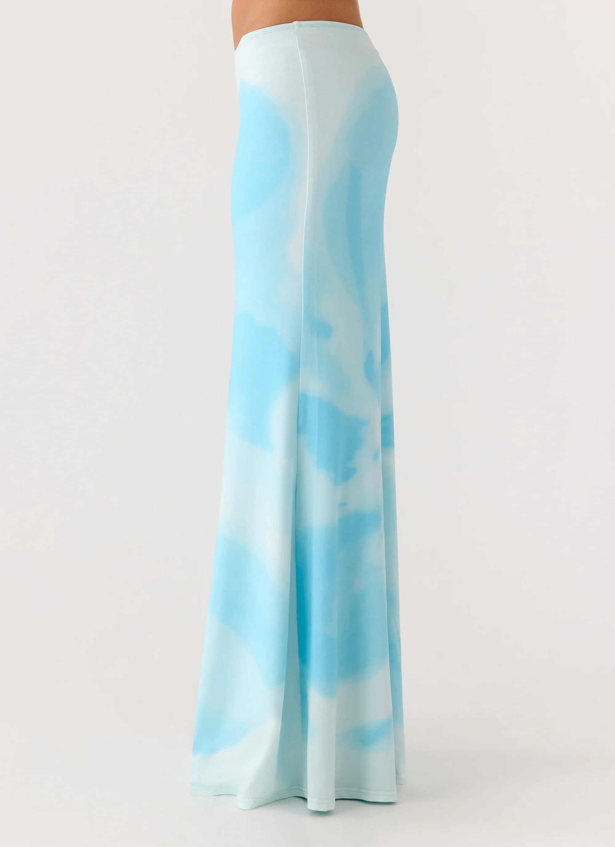Moka Maxi Skirt - Blooming Blue - Image 2