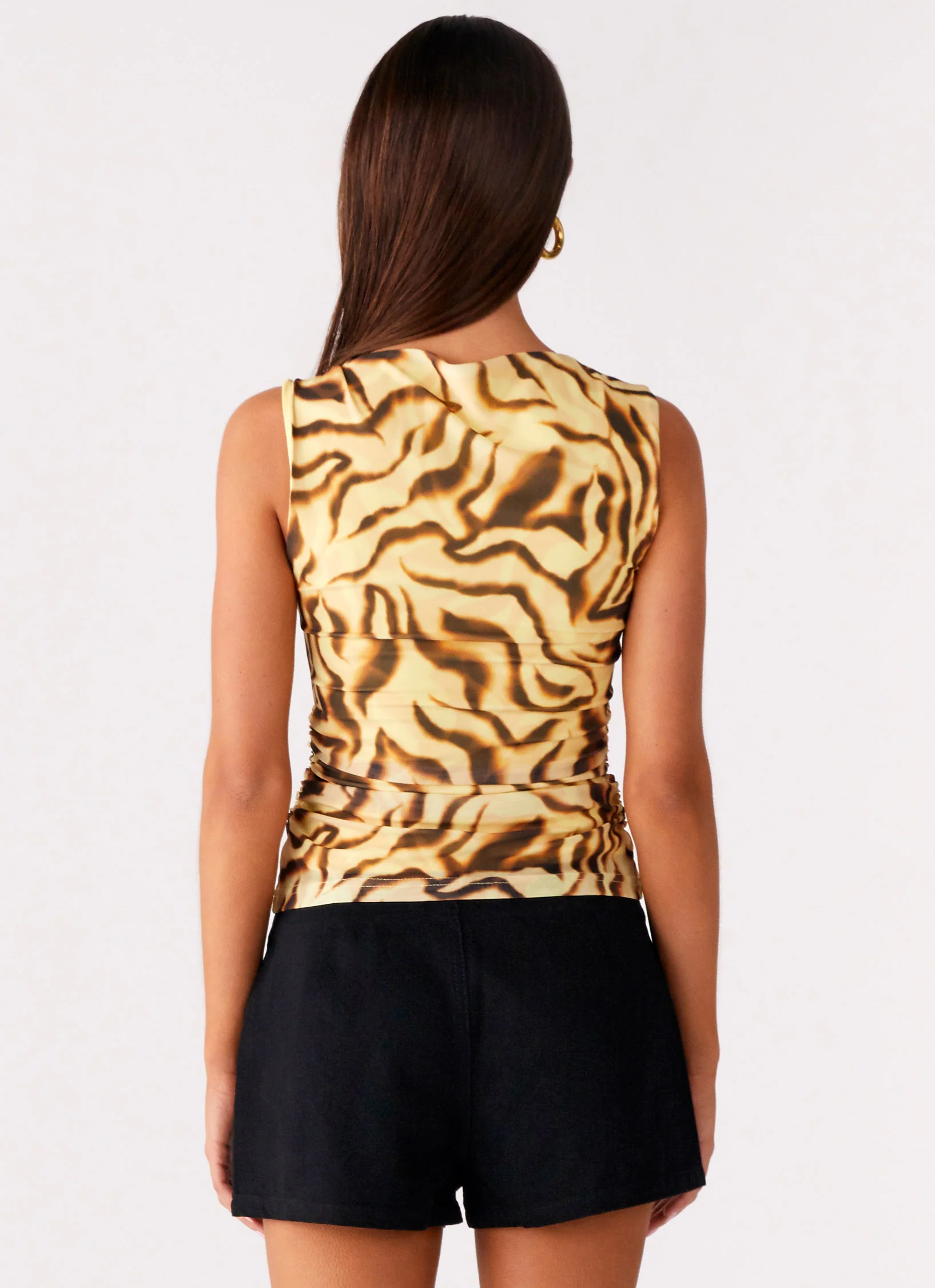 On Read Tank Top - Yellow Zebra - Image 2