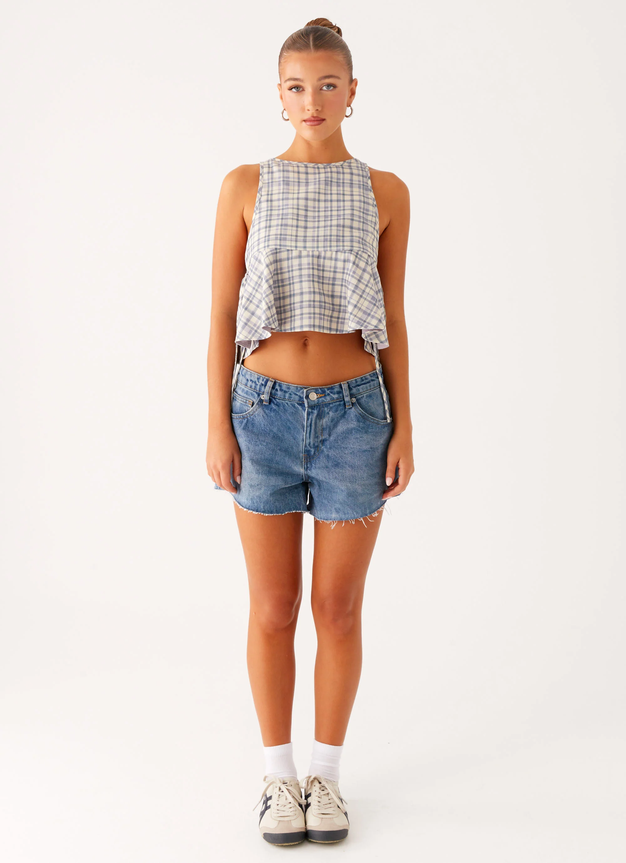 Osborne Halter Top - Check - Image 2