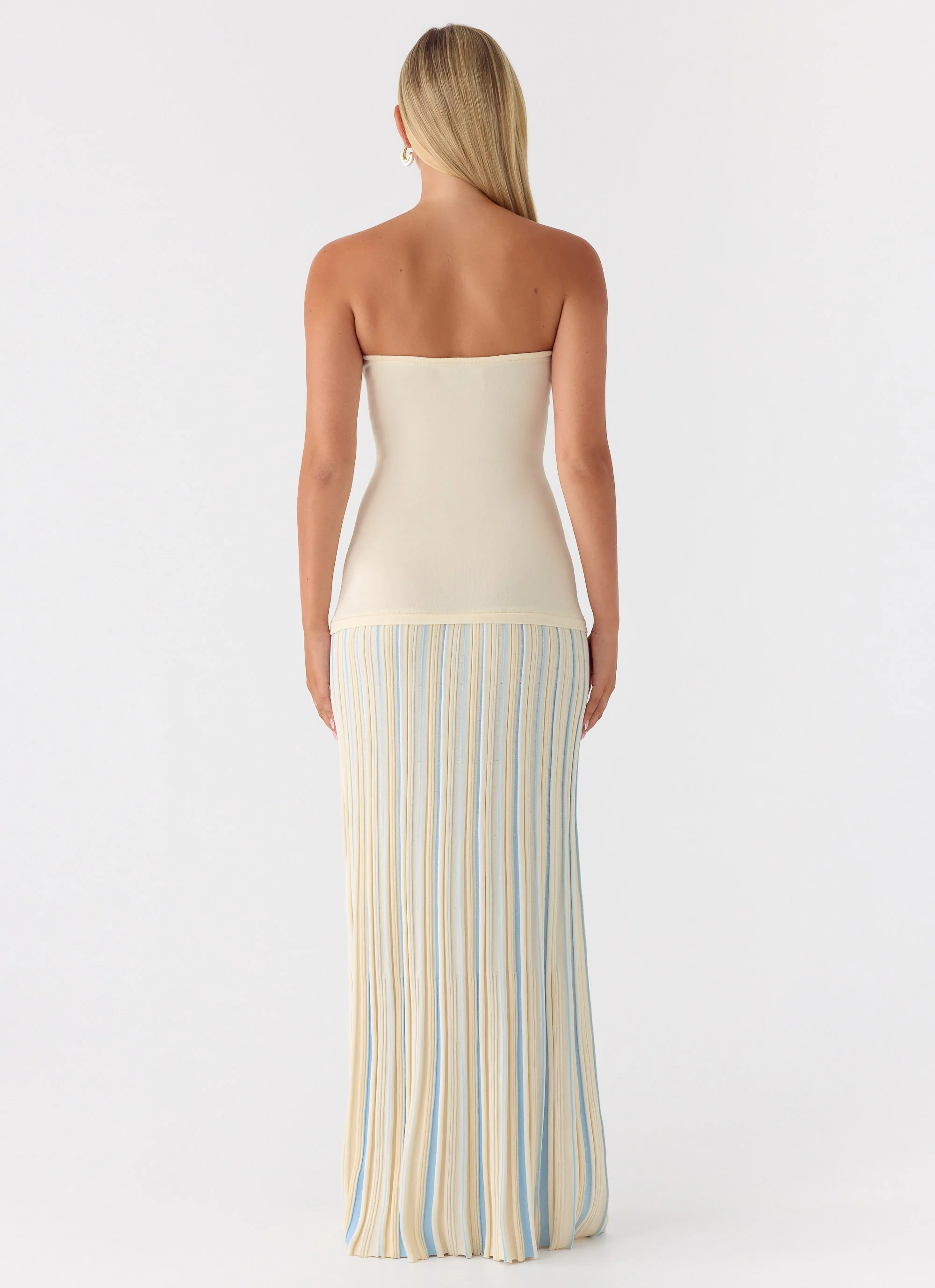 Otillie Knit Maxi Dress - Yellow - Image 3
