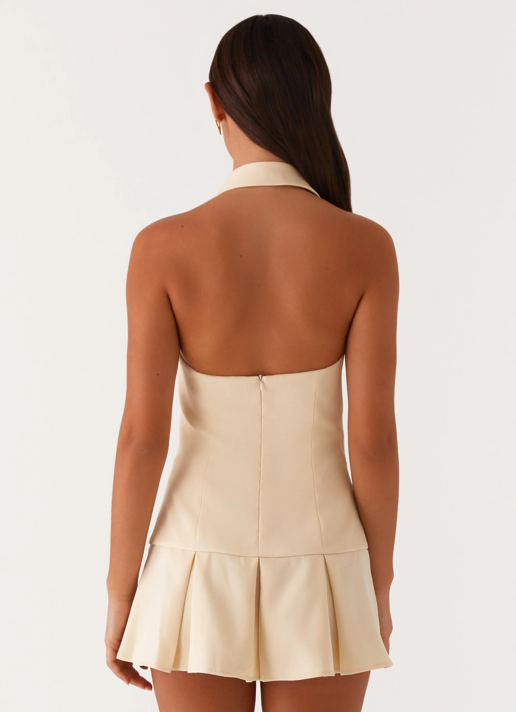 Payton Mini Dress - Lemon - Image 2