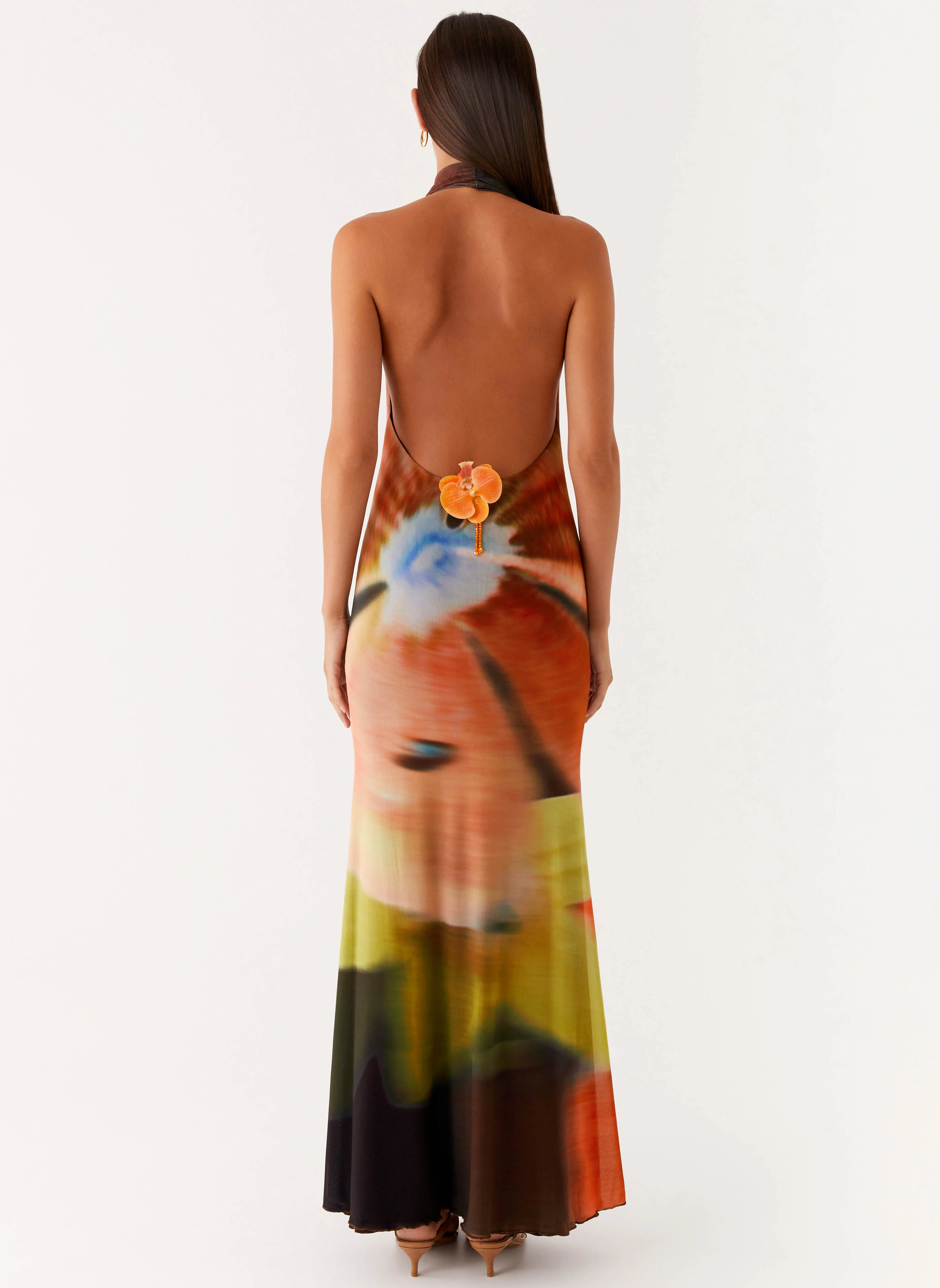 Raellia Maxi Dress - Moody Floral - Image 3