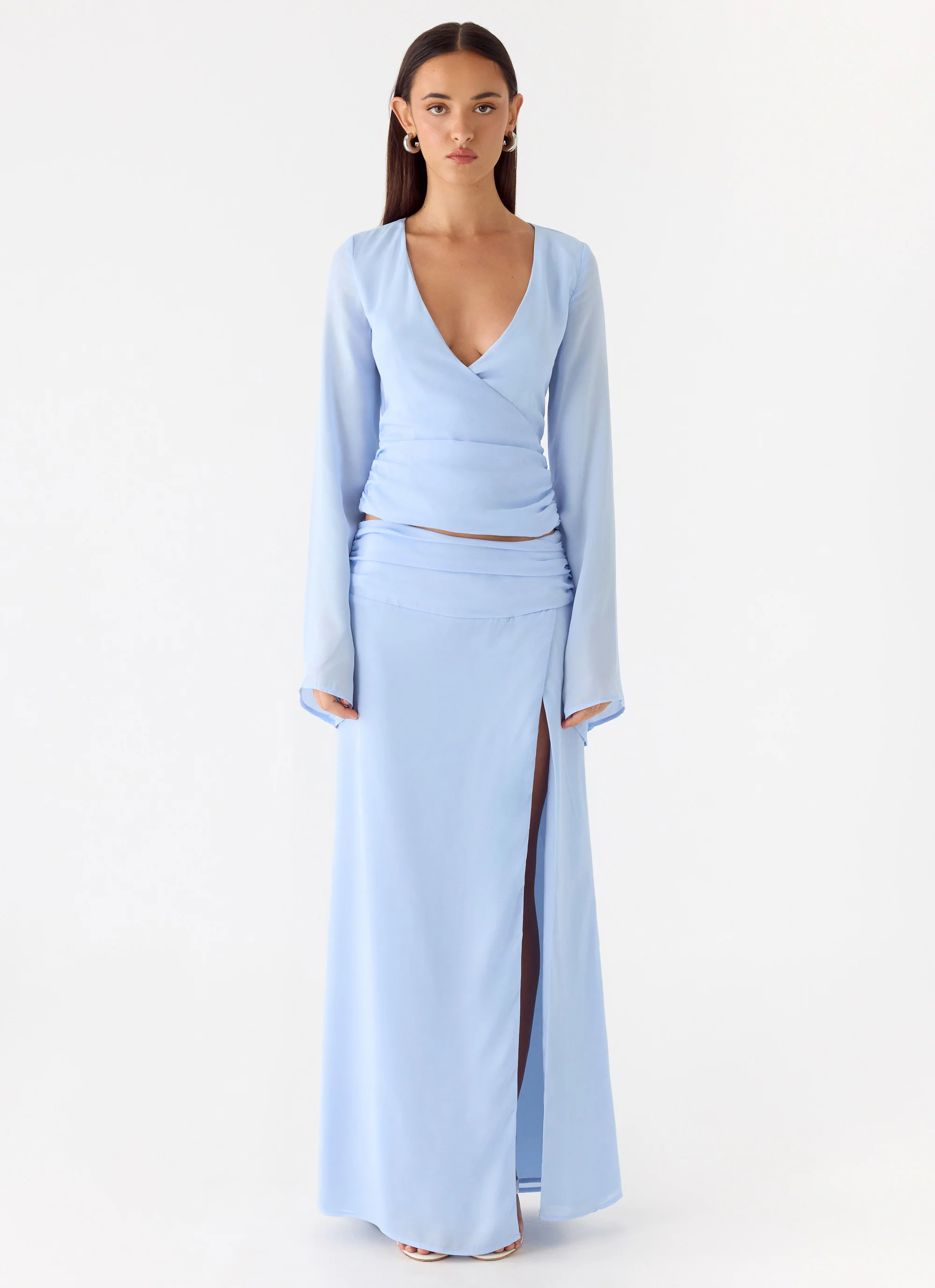 Remee Maxi Skirt - Blue - Image 2