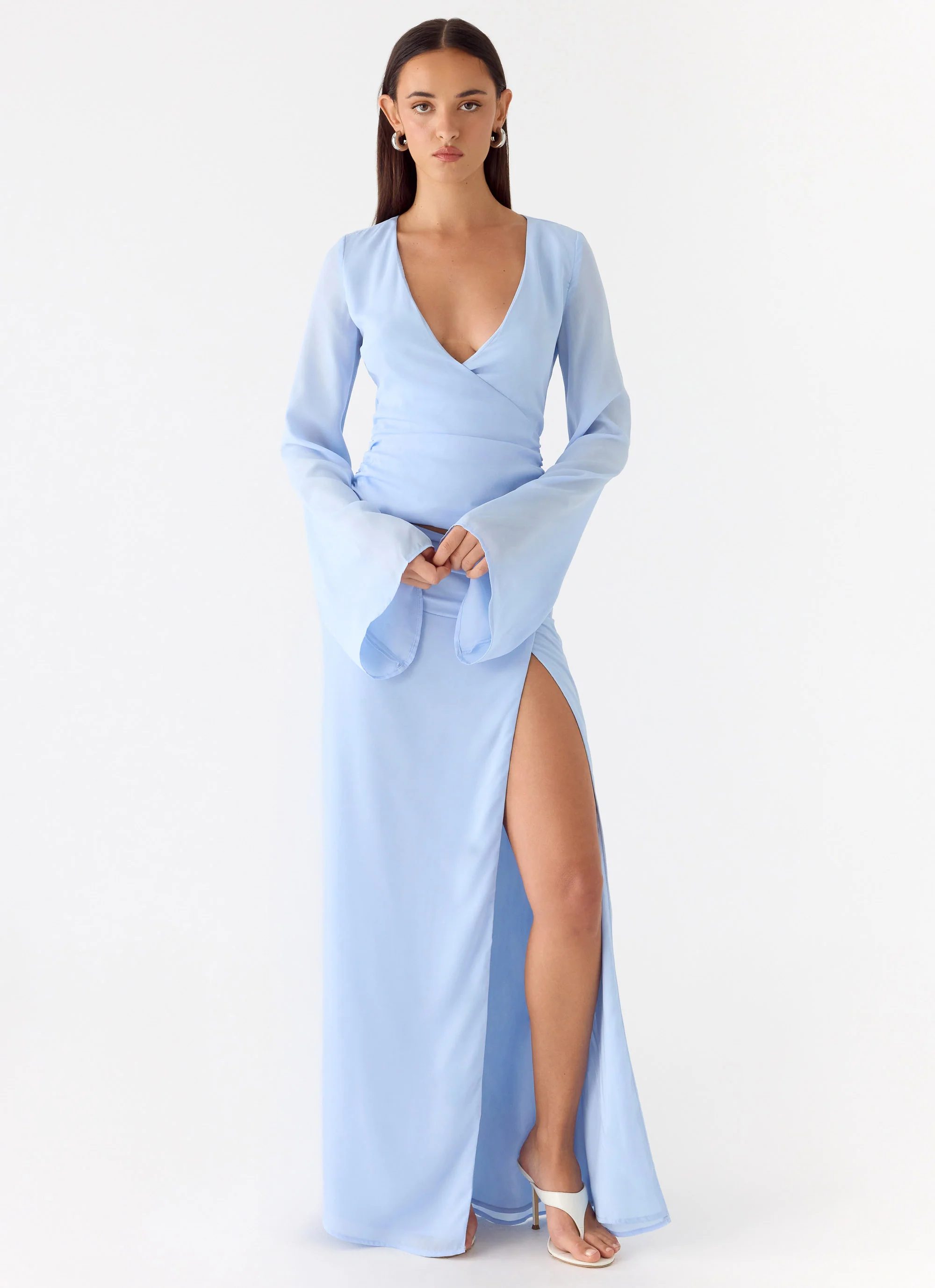 Remee Maxi Skirt - Blue - Image 6