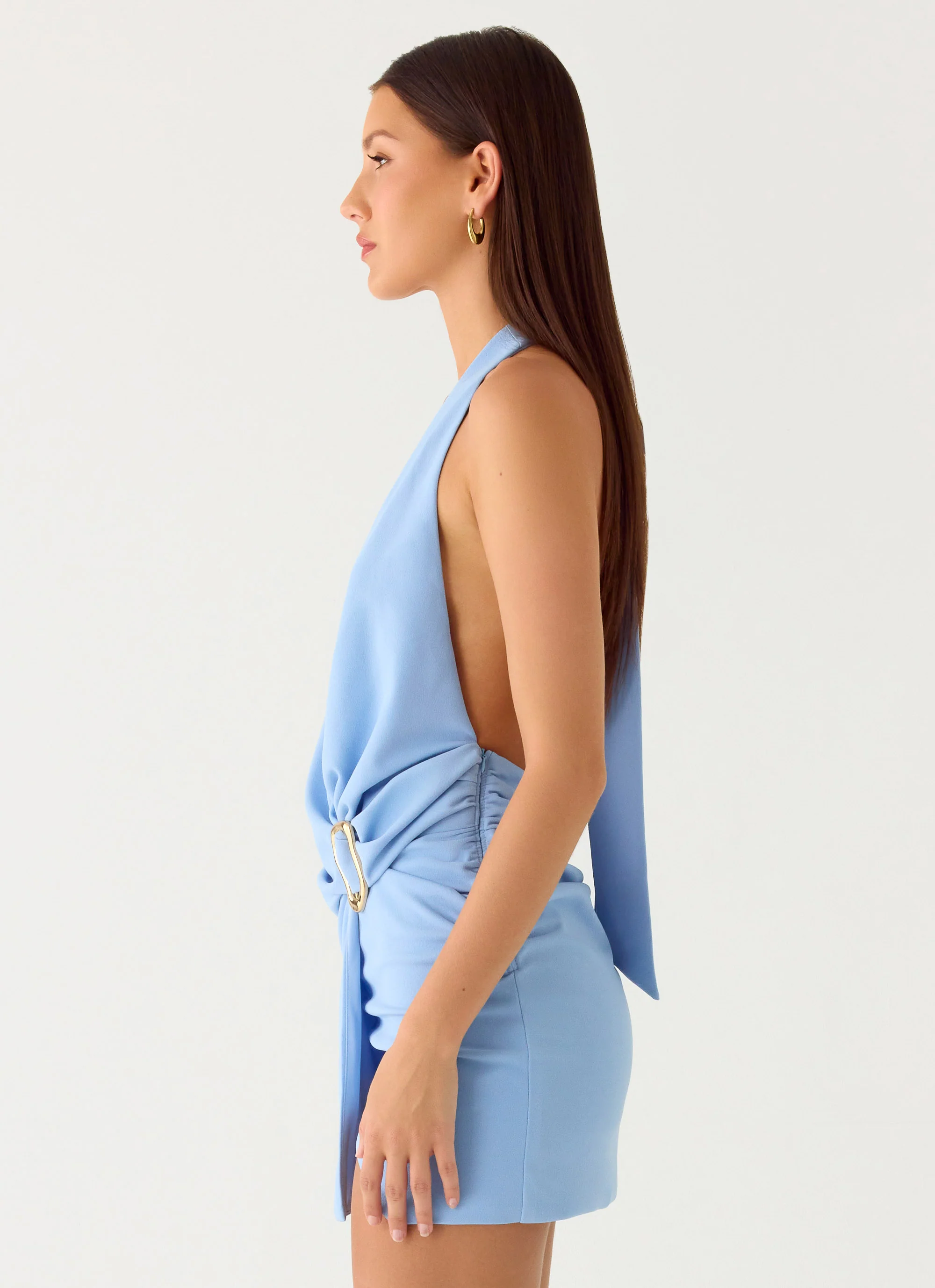 Right Now Mini Dress - Periwinkle - Image 2