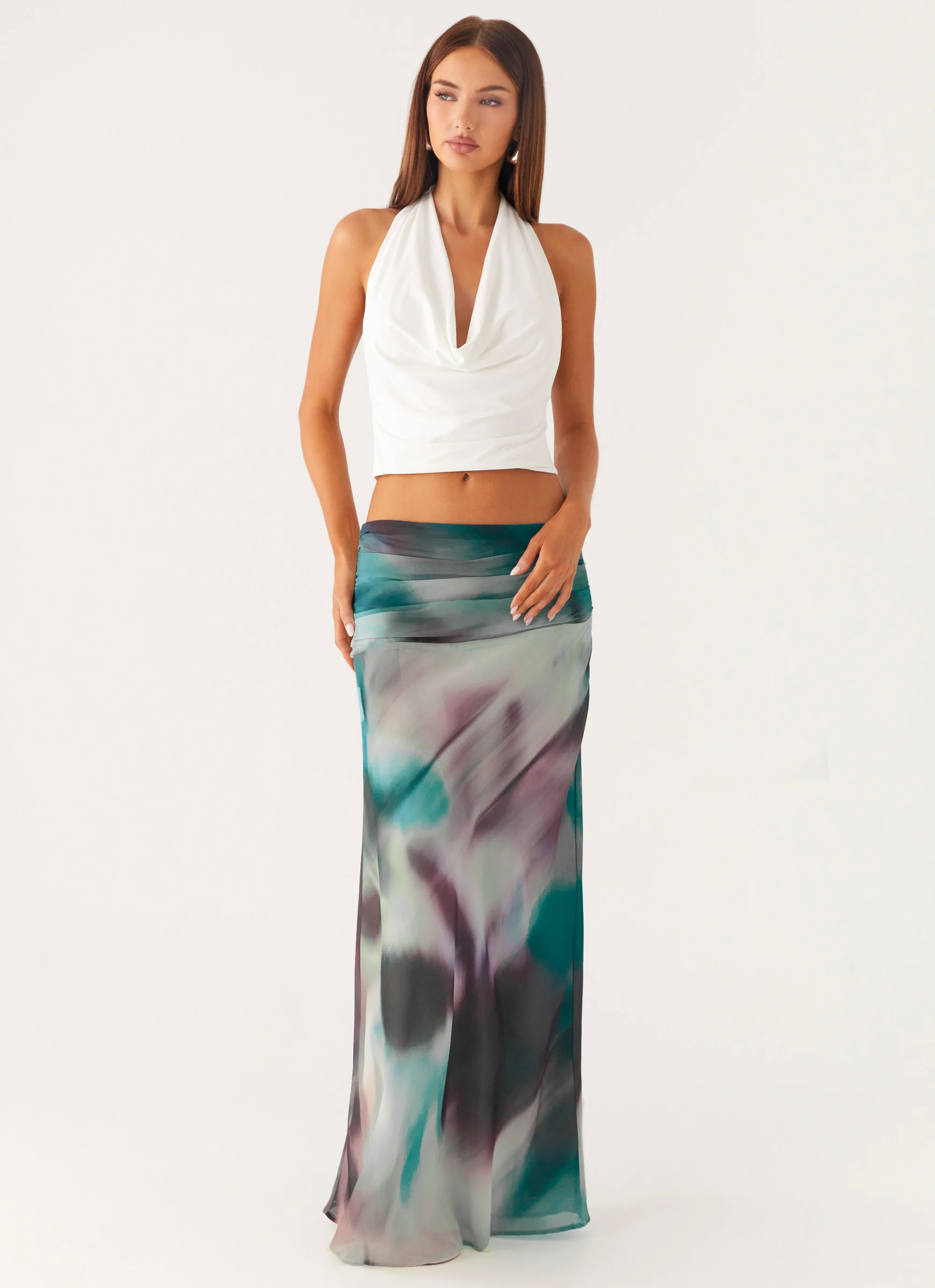 Rimi Maxi Skirt - Sea Splash - Image 6