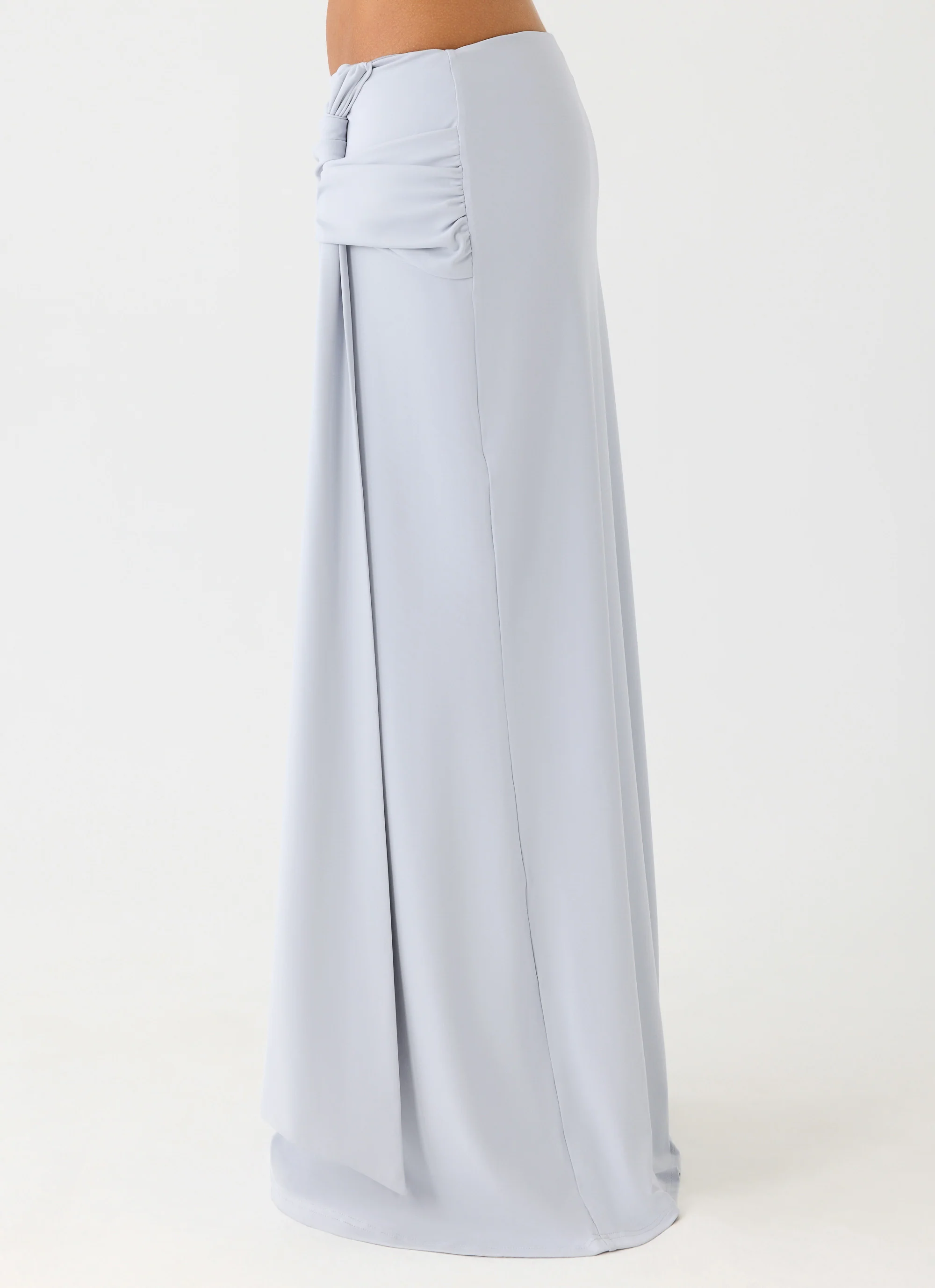 Romana Maxi Skirt - Misty Blue - Image 3