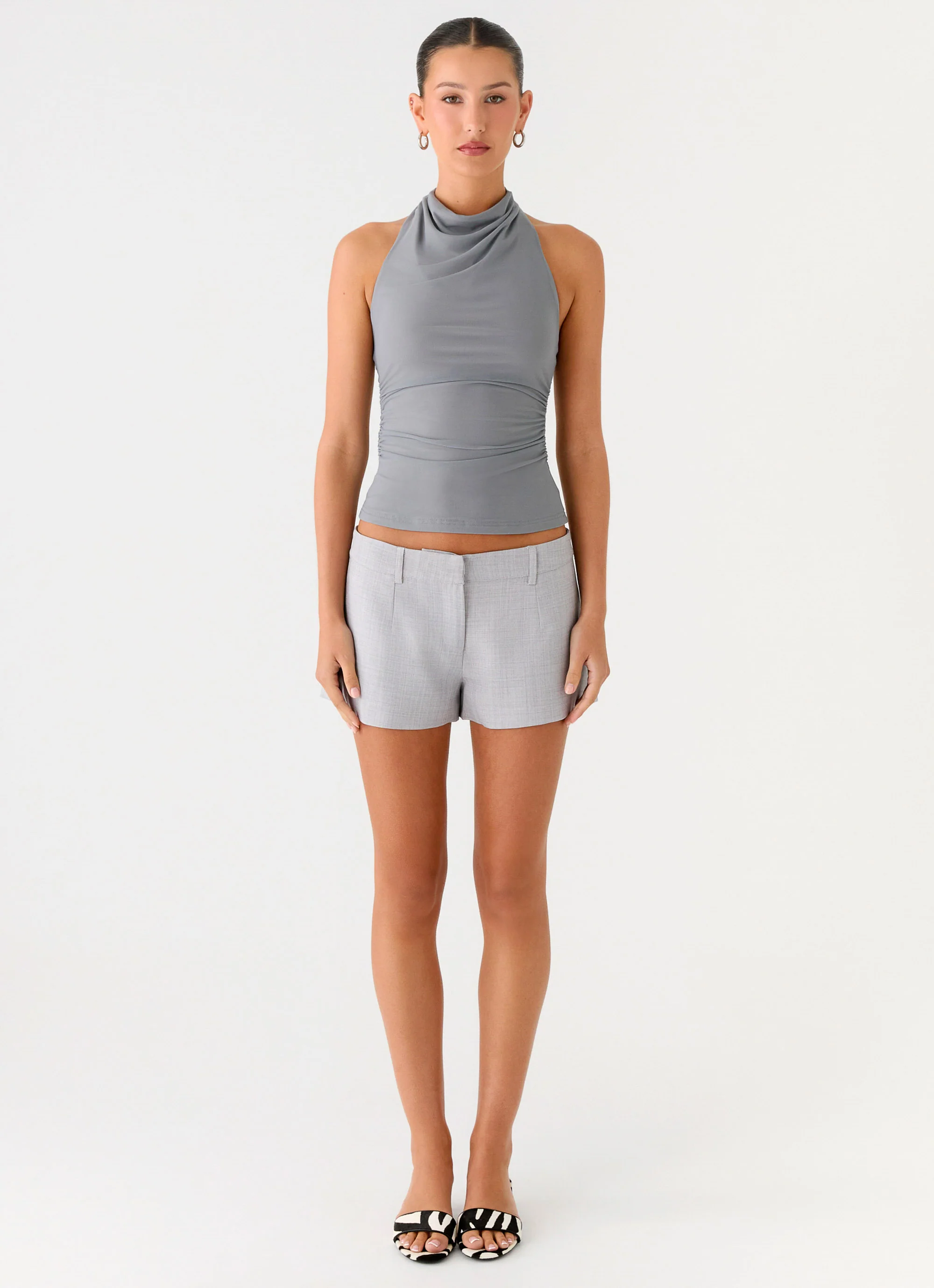 Rosana Halter Top - Grey - Image 2