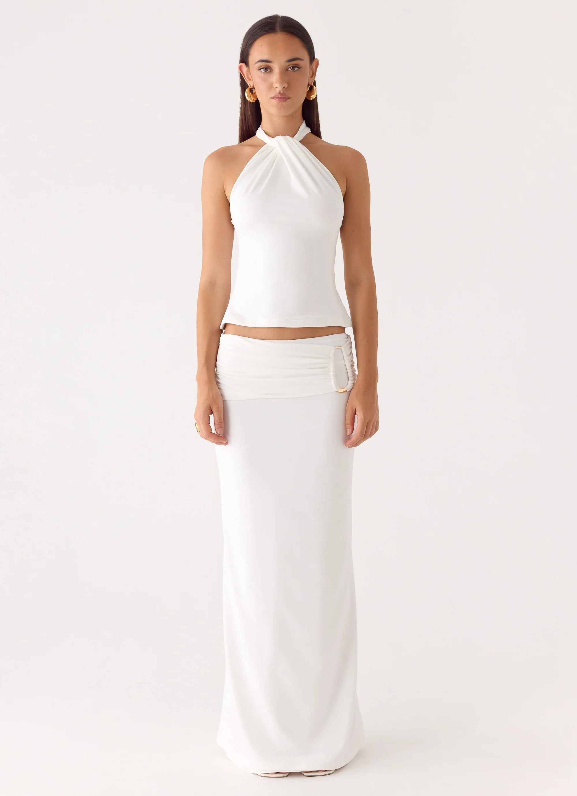 Rosanna Maxi Skirt - White - Image 5